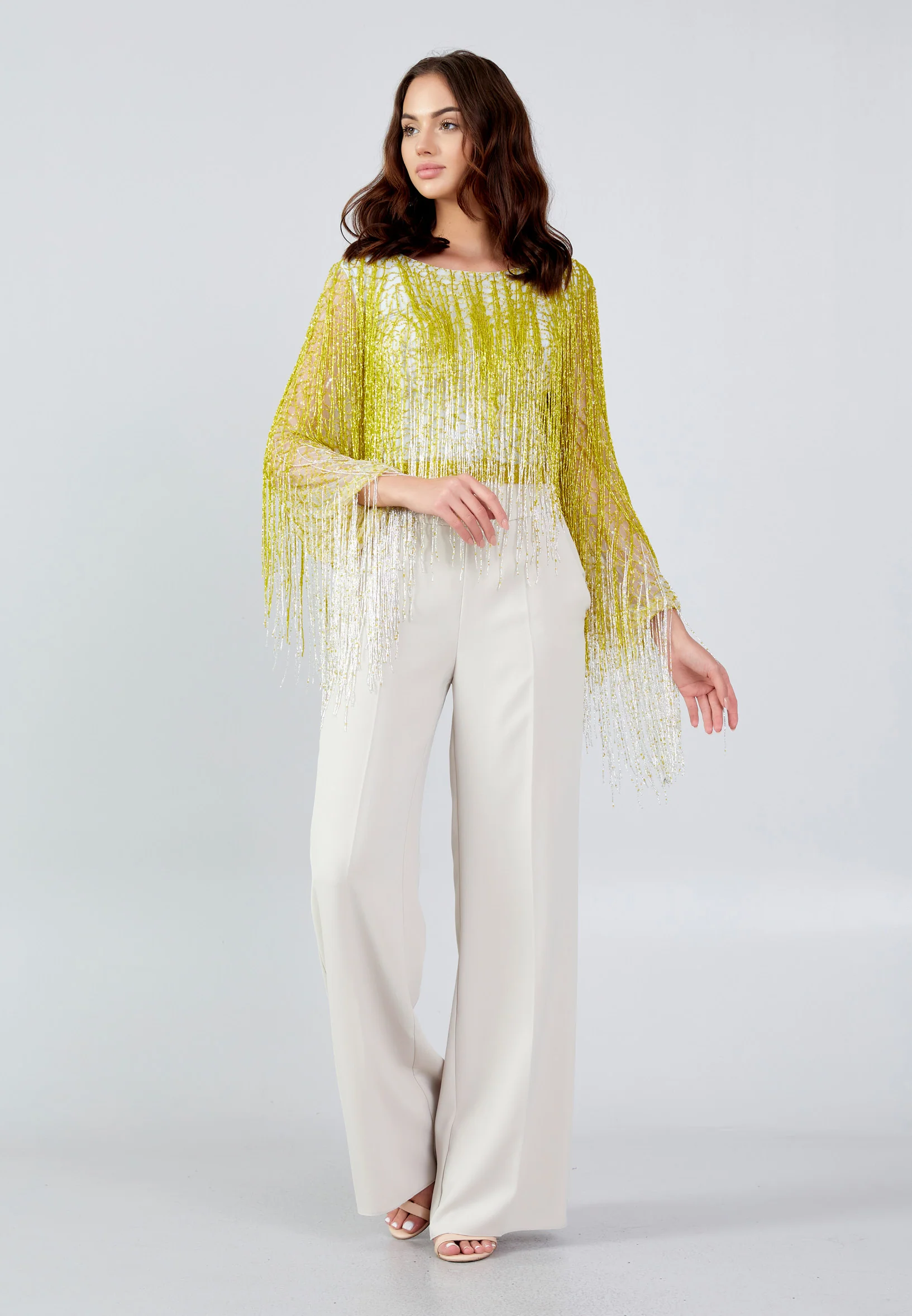 Long Sleeve Solid Color Regular Blouse mtn88738 - Image 18