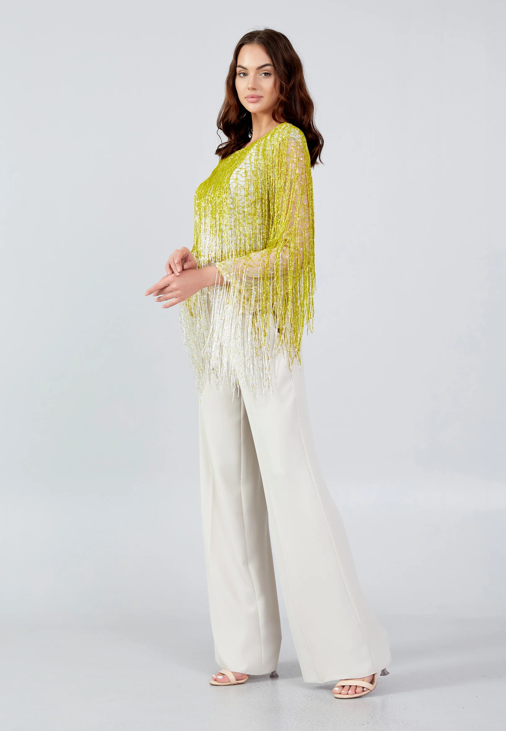 Long Sleeve Solid Color Regular Blouse mtn88738 - Image 19