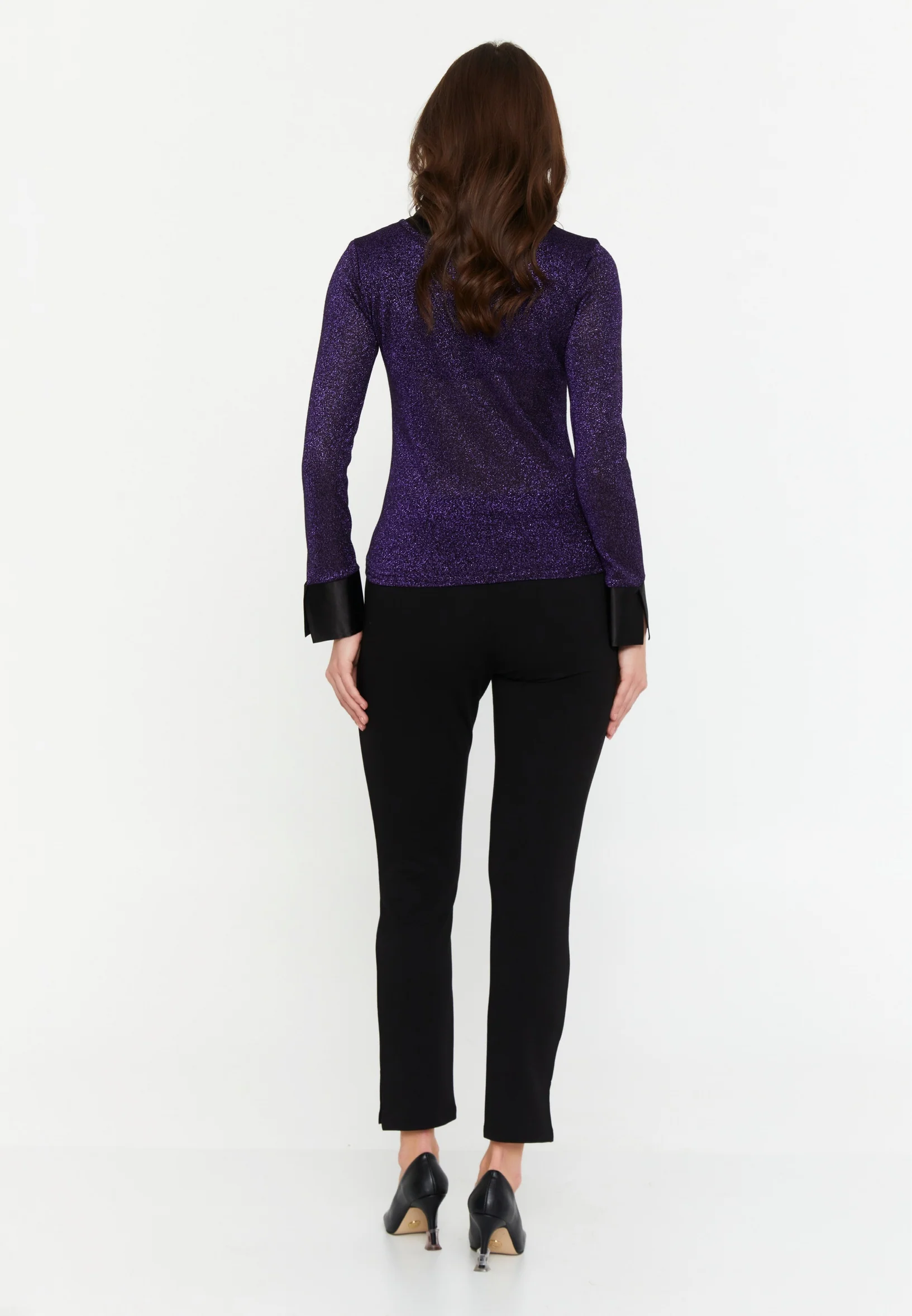 Long Sleeve Solid Color Regular Blouse ser10108 - Image 10