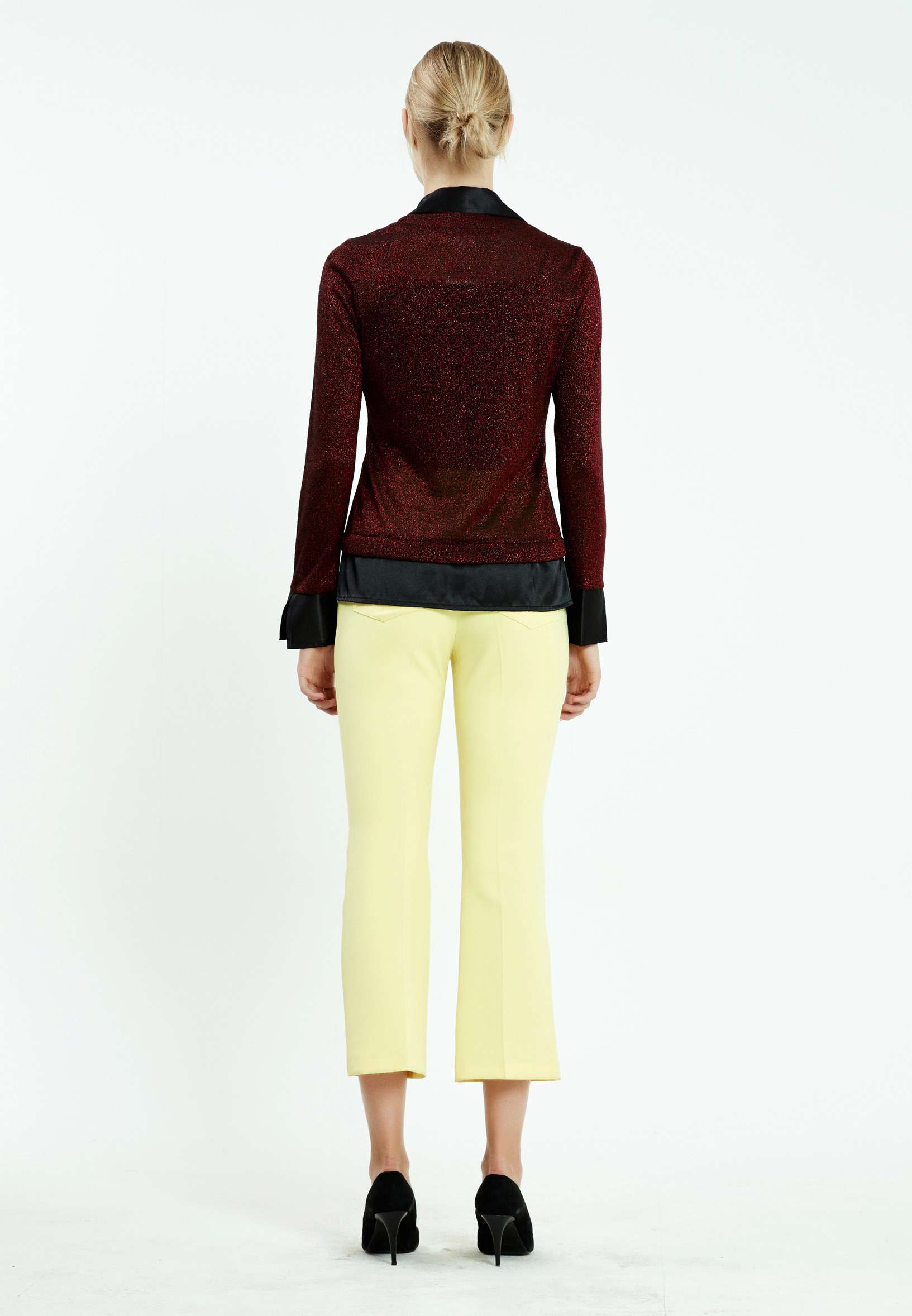 Long Sleeve Solid Color Regular Blouse ser10151 - Image 12