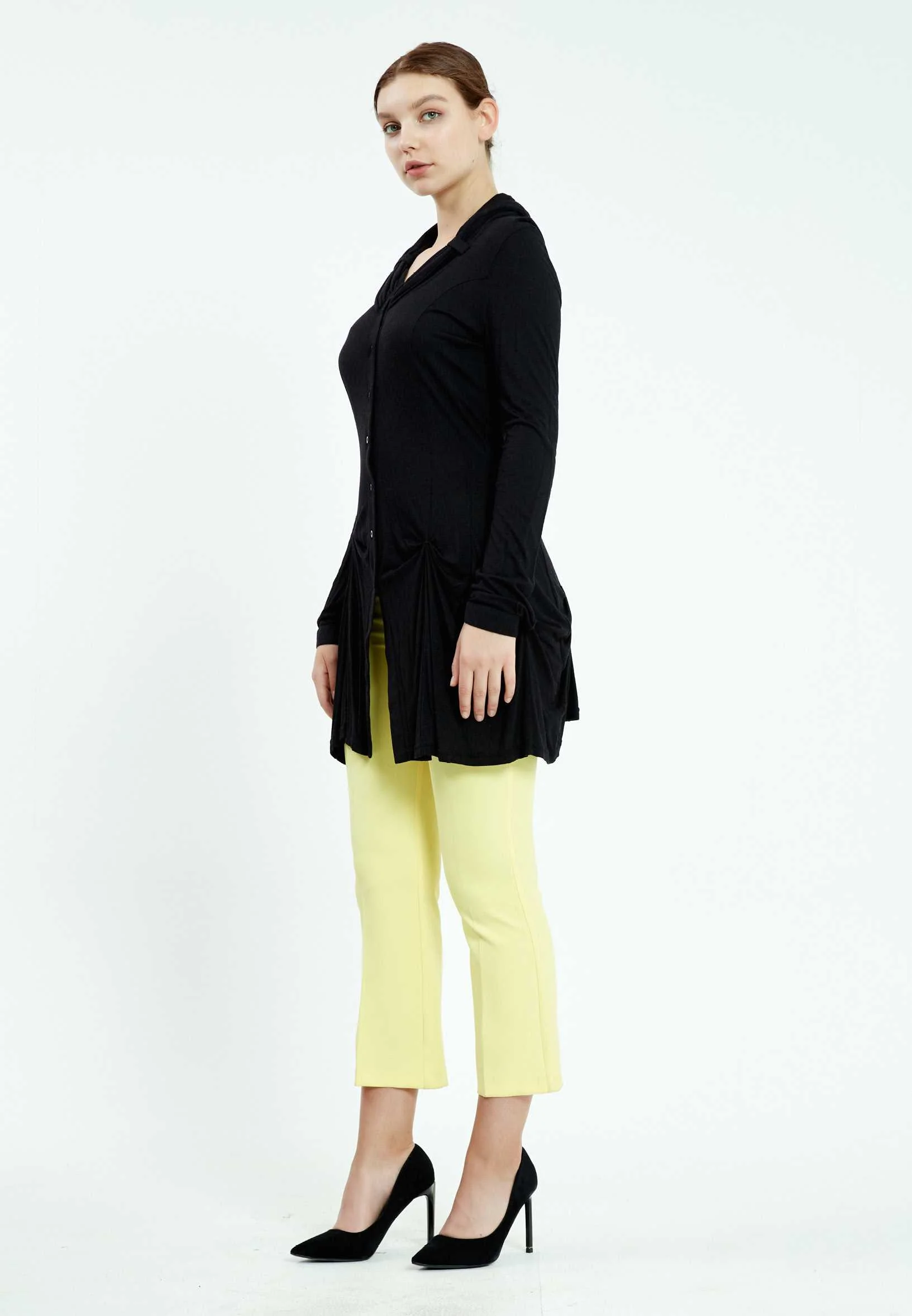 Long Sleeve Solid Color Regular Blouse ser13398 - Image 7