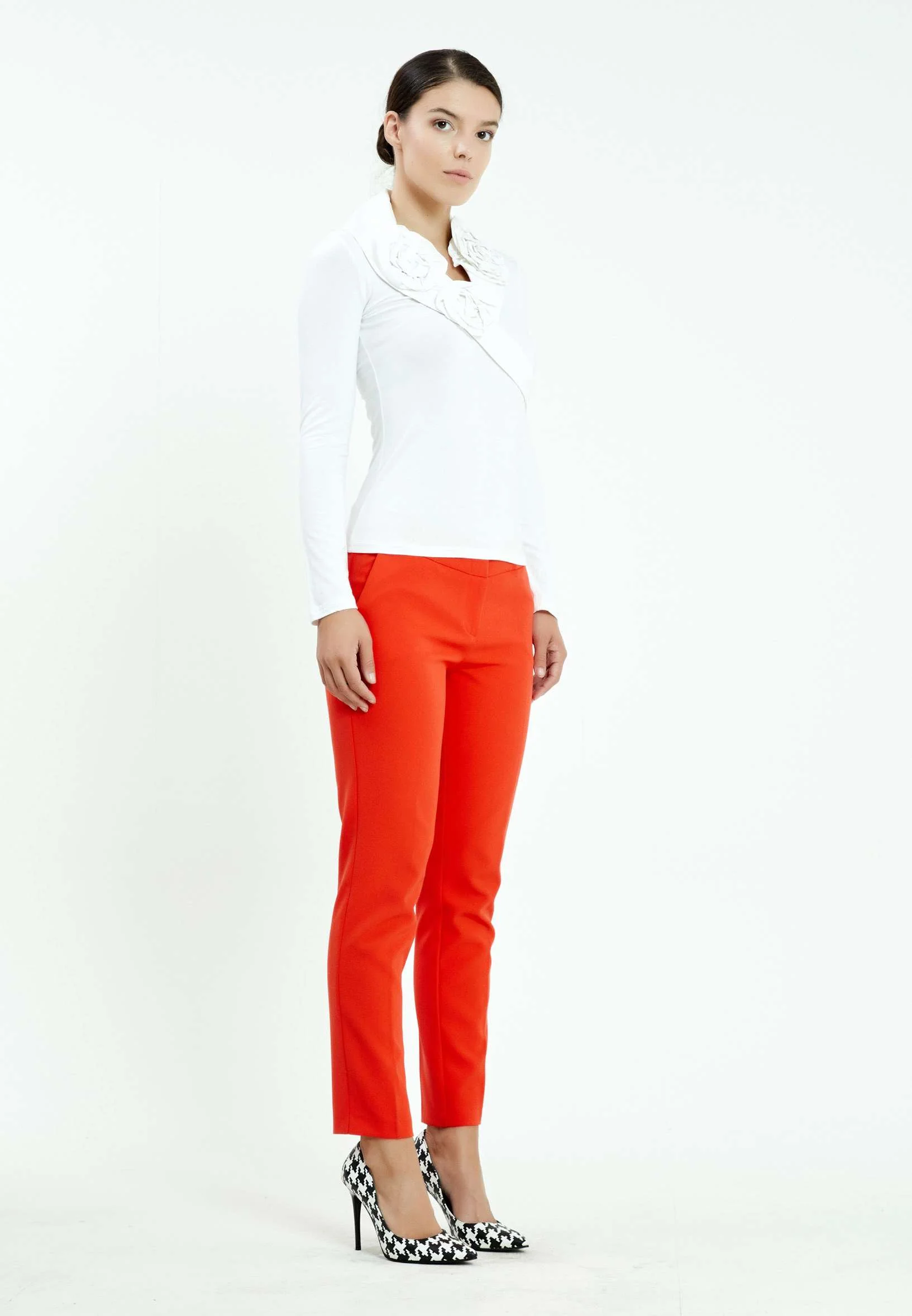 Long Sleeve Solid Color Regular Blouse ser13774 - Image 3
