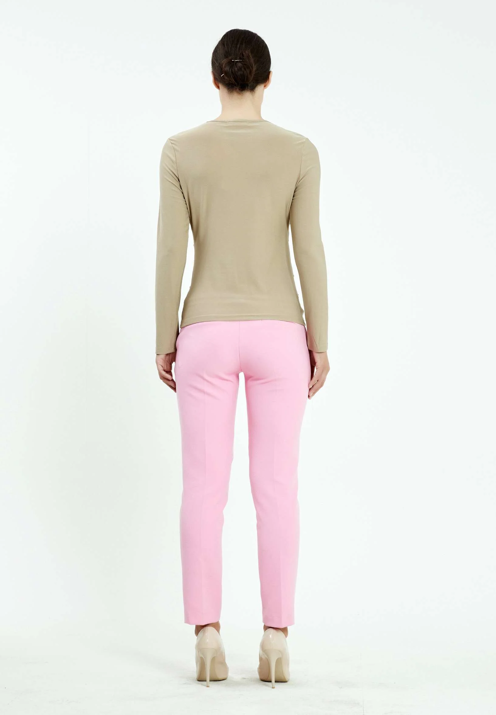 Long Sleeve Solid Color Regular Blouse ser16272 - Image 16