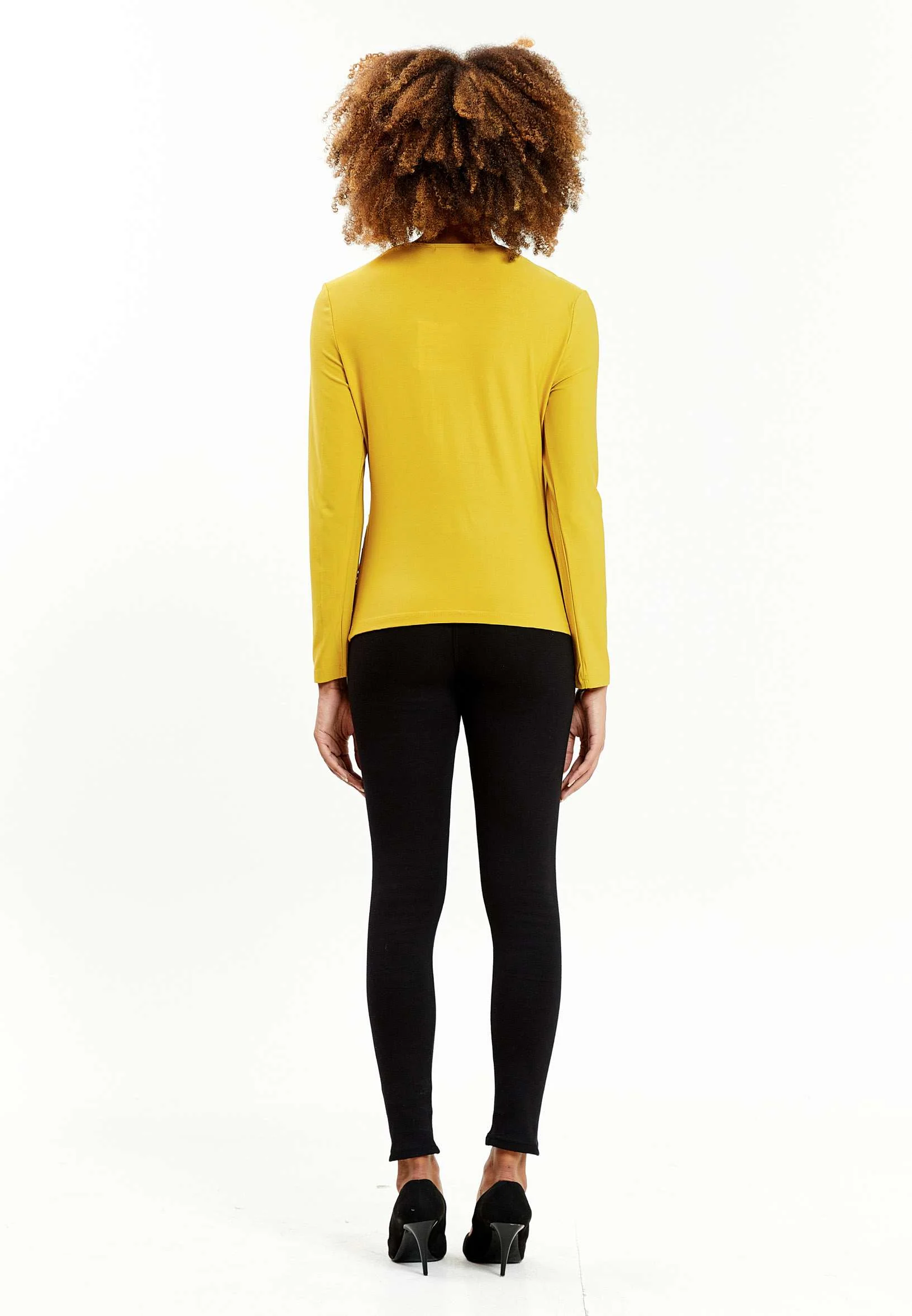 Long Sleeve Solid Color Regular Blouse ser16272 - Image 20