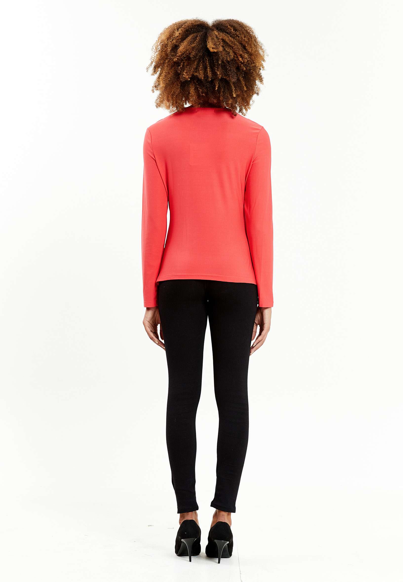 Long Sleeve Solid Color Regular Blouse ser16272 - Image 8