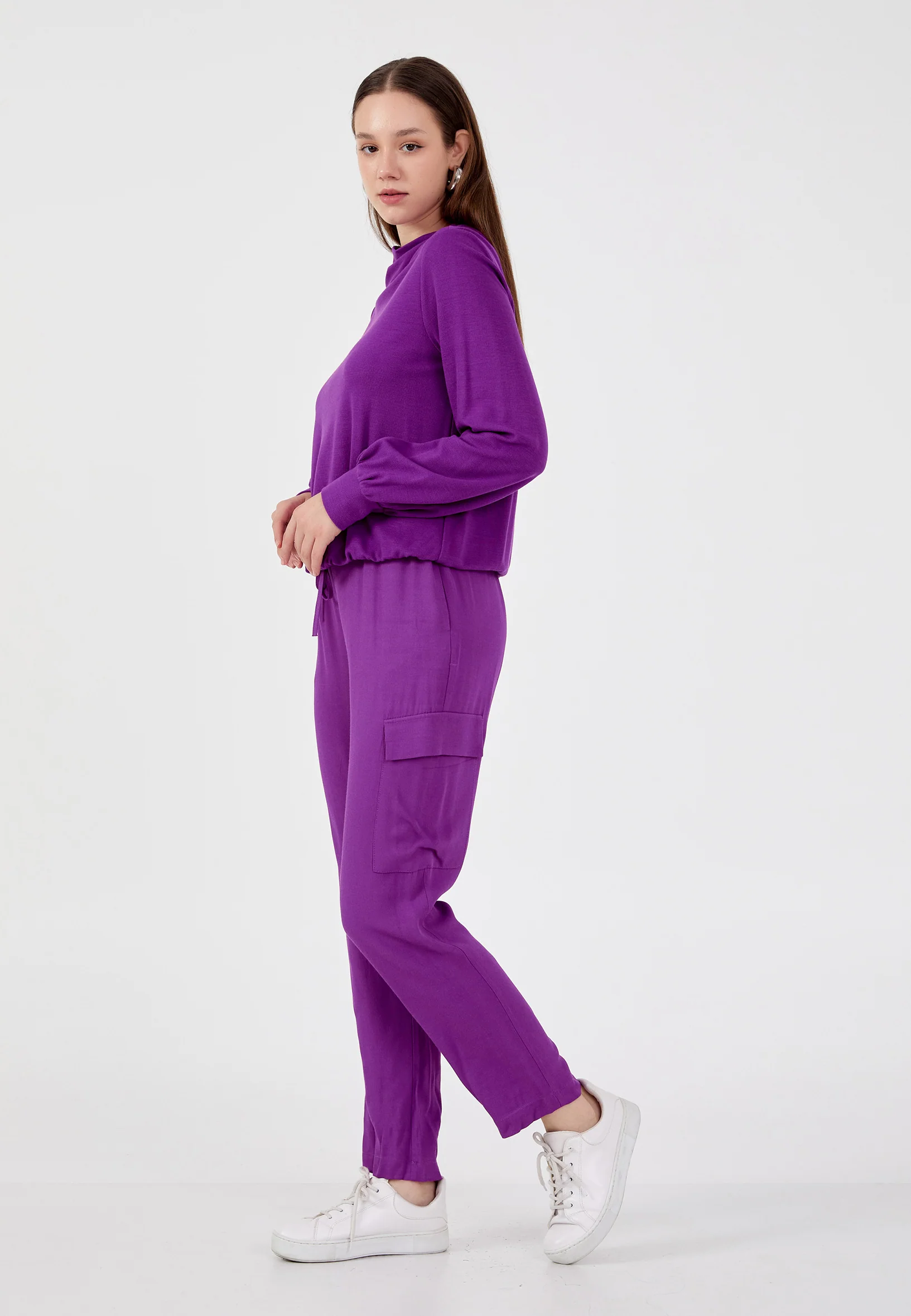 Long Sleeve Solid Color Regular Blouse shu23sk04057 - Image 11