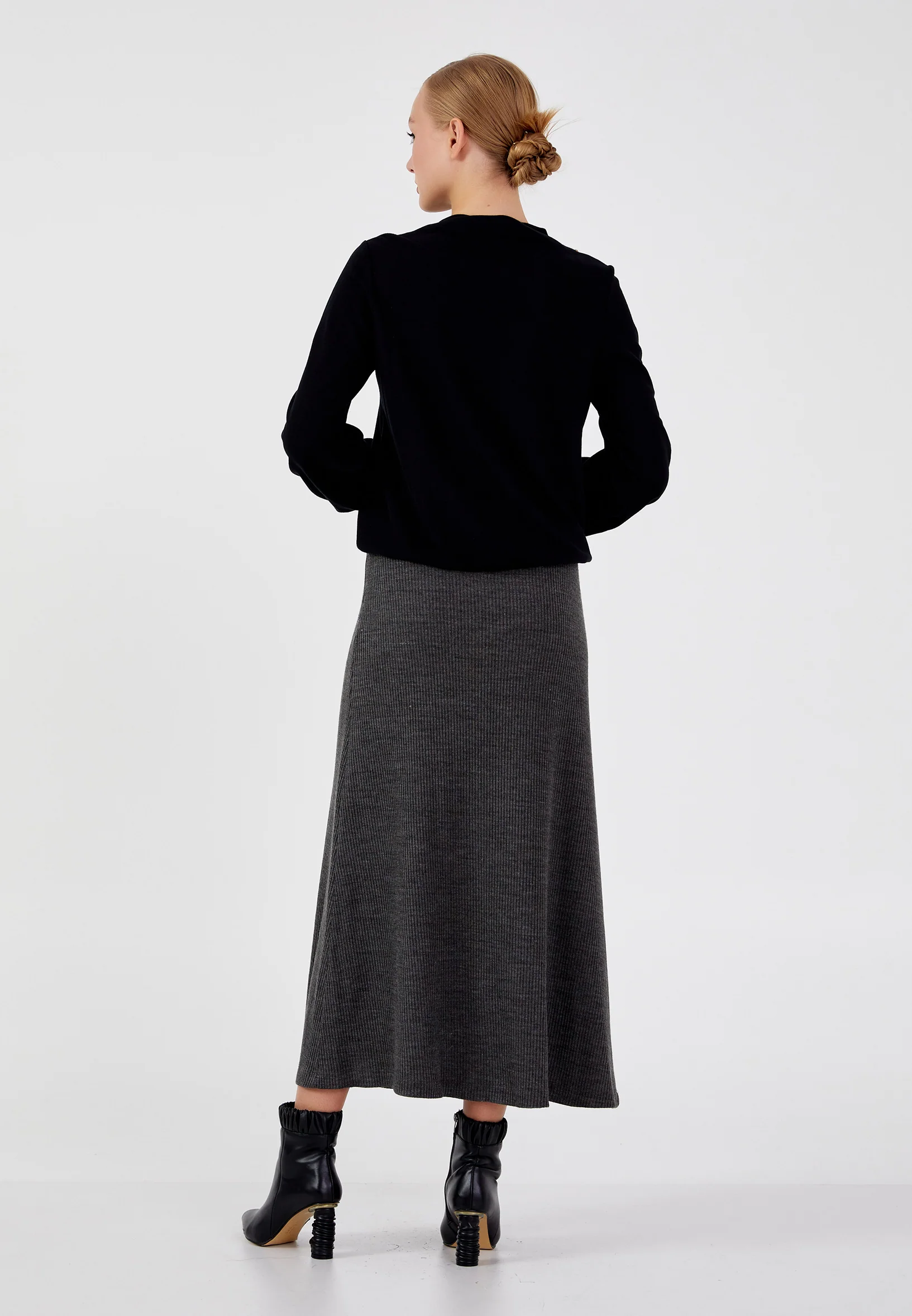 Long Sleeve Solid Color Regular Blouse shu23sk04057 - Image 8
