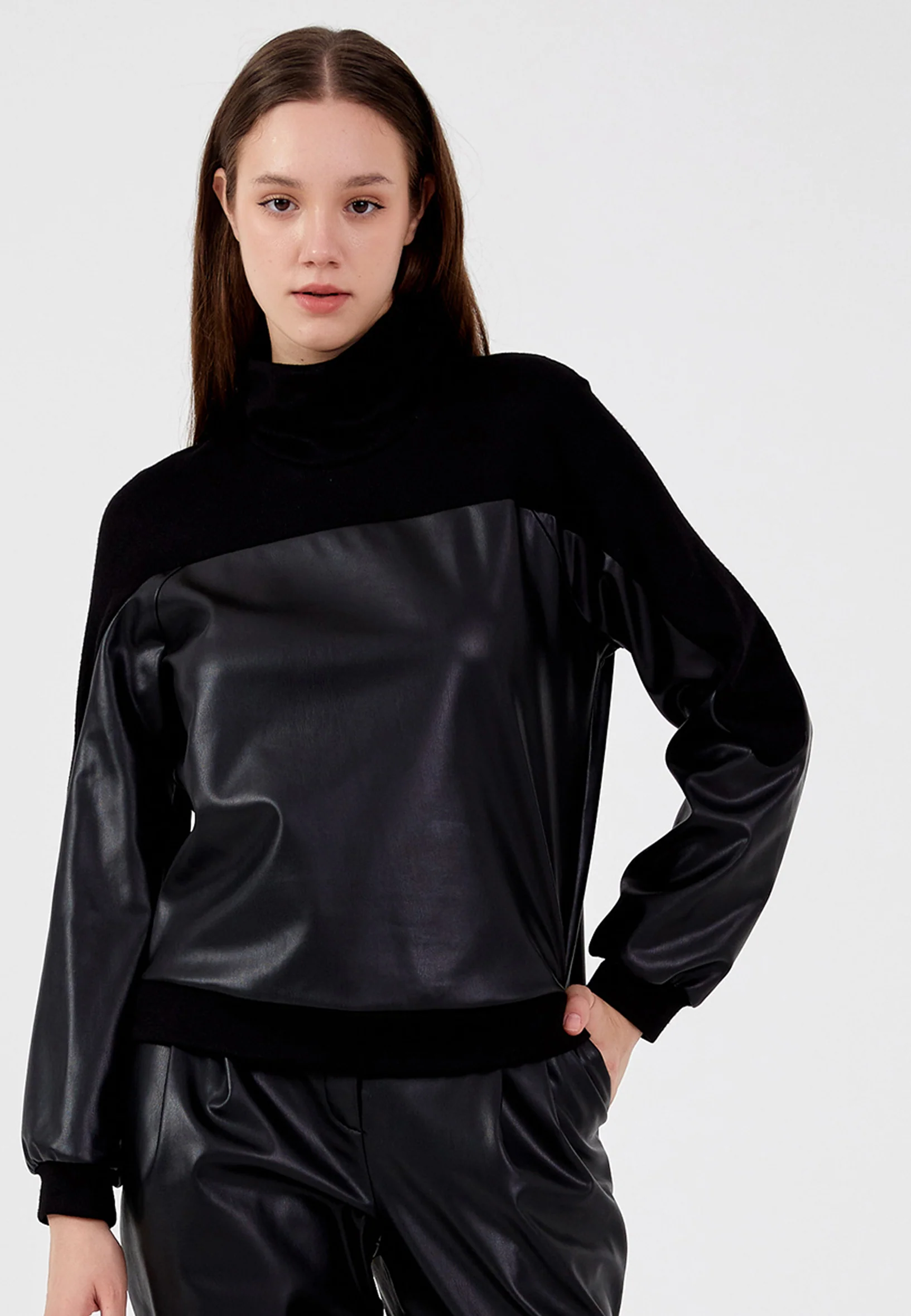 Long Sleeve Solid Color Regular Blouse shu23sk04082