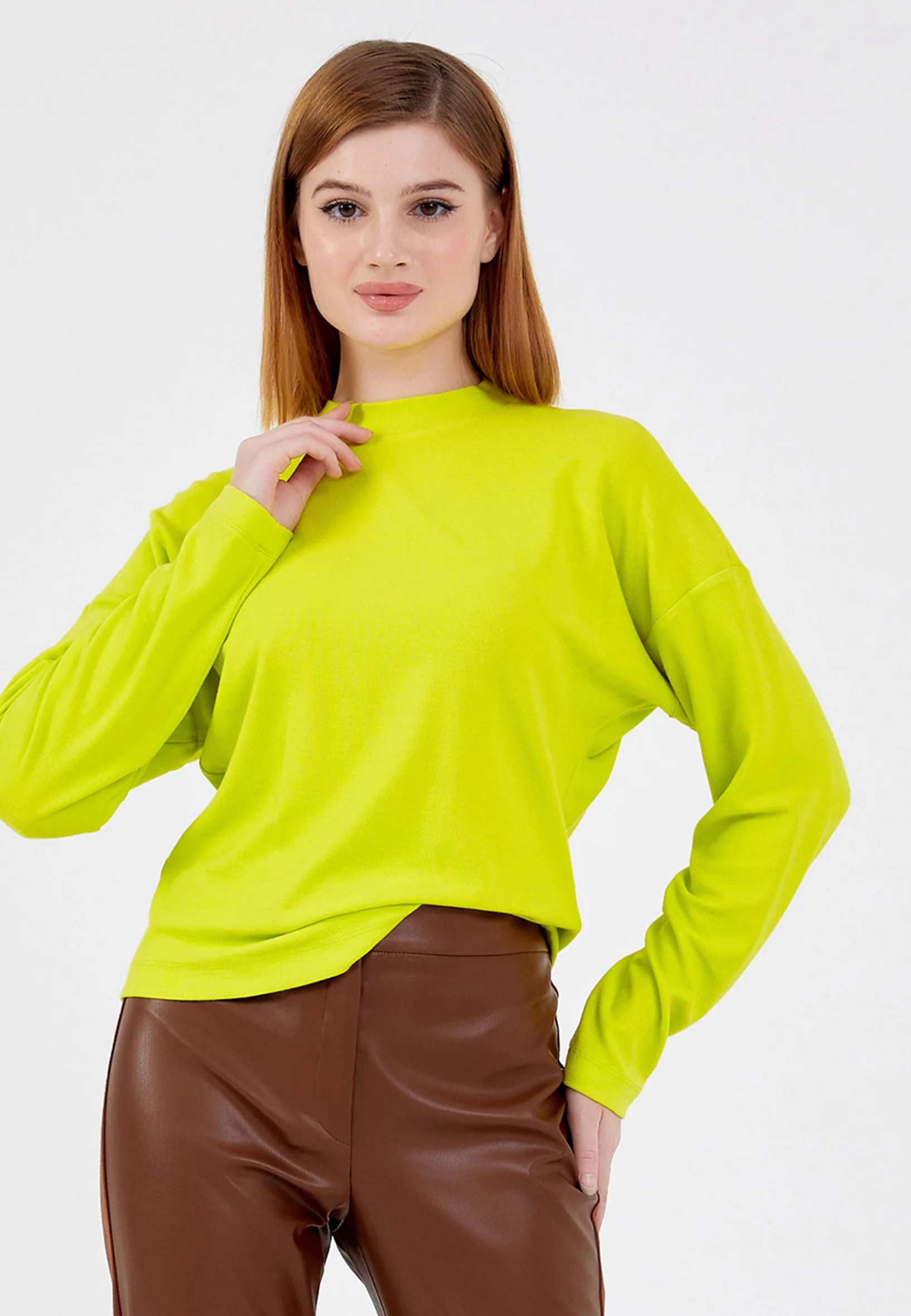 Long Sleeve Solid Color Regular Blouse shu23sk04084 - Image 13