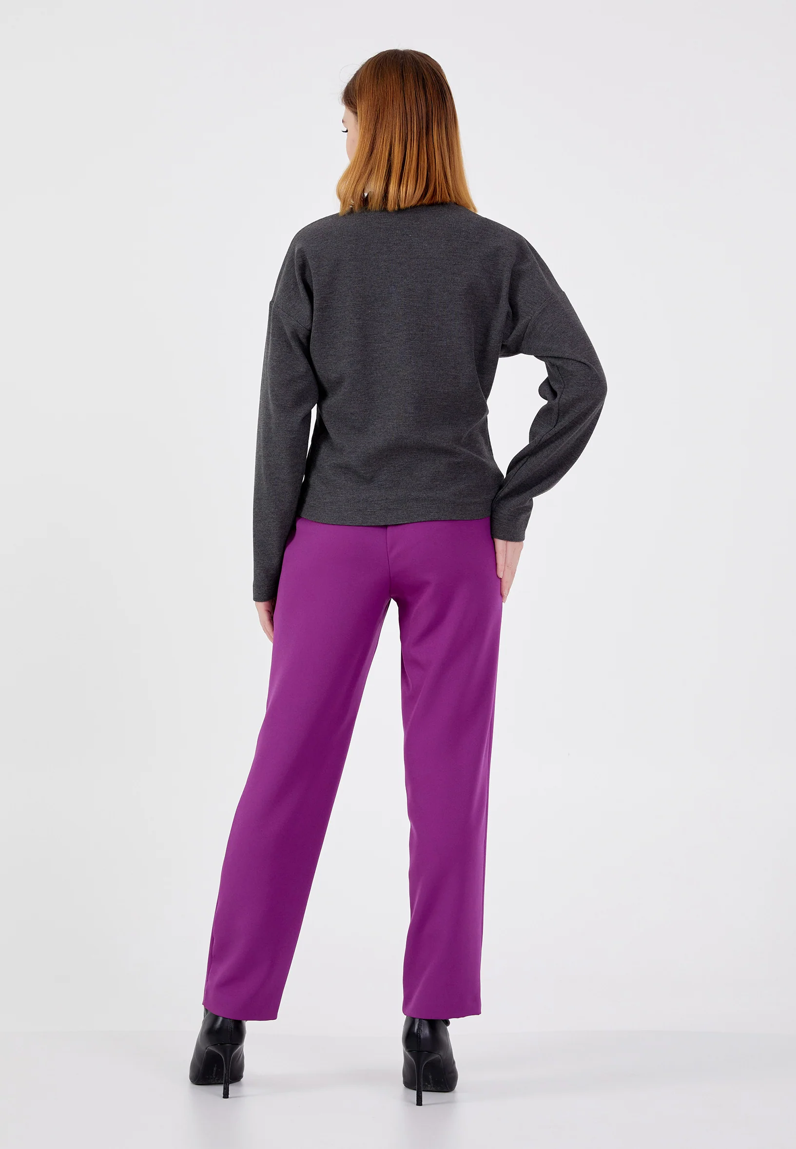 Long Sleeve Solid Color Regular Blouse shu23sk04084 - Image 4