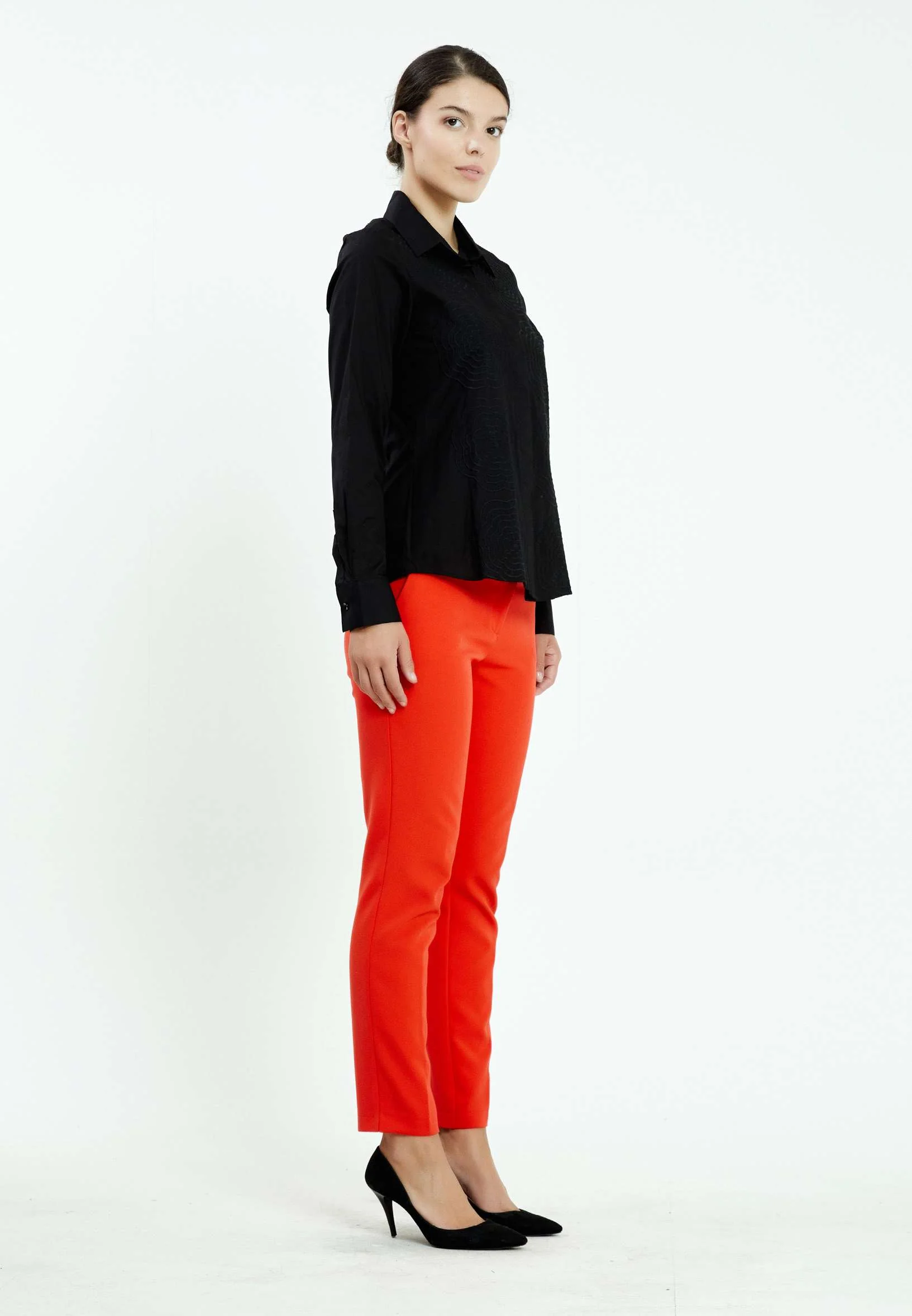 Long Sleeve Solid Color Regular Shirt ser12010 - Image 3