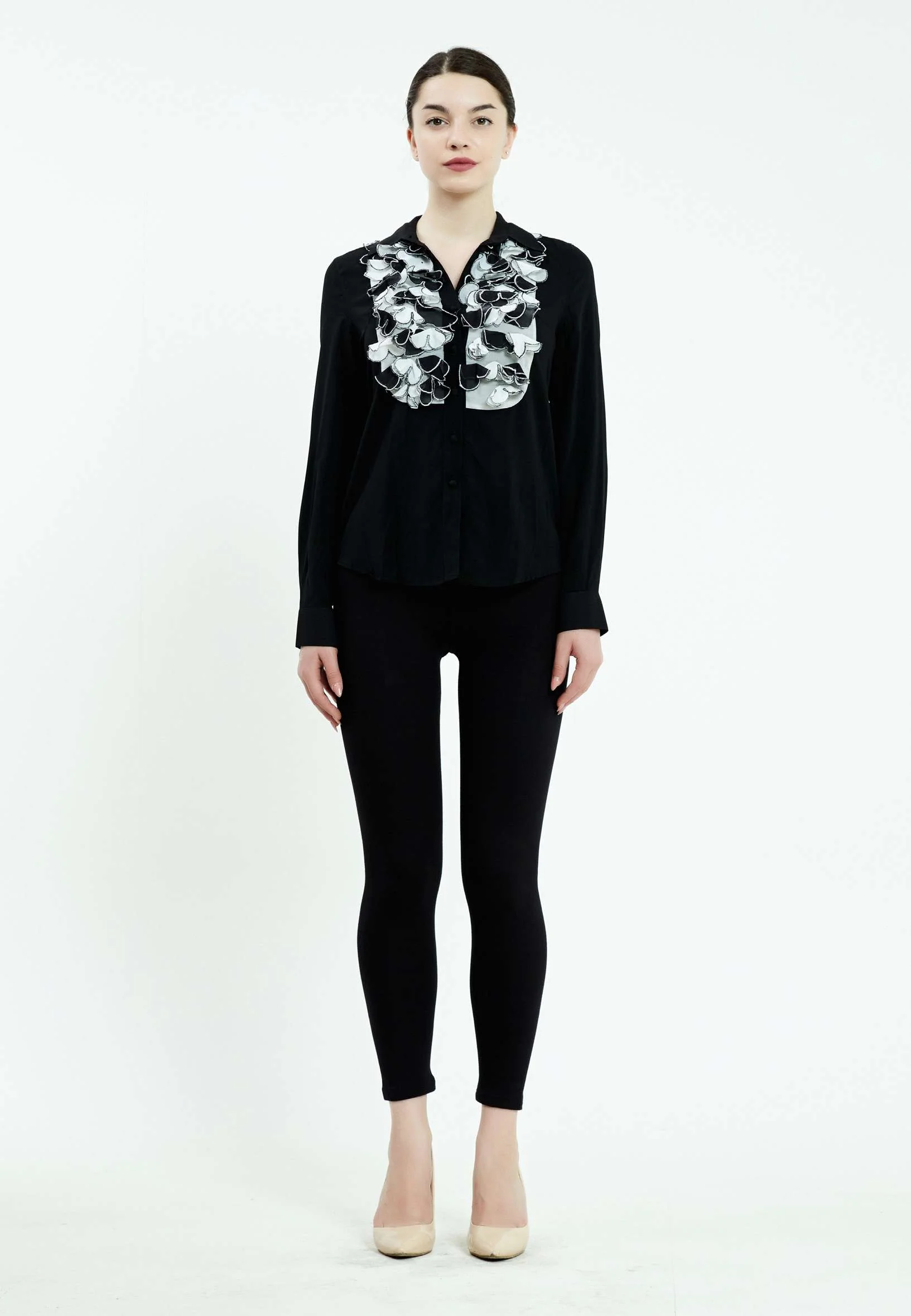 Long Sleeve Solid Color Regular Shirt ser28999 - Image 2