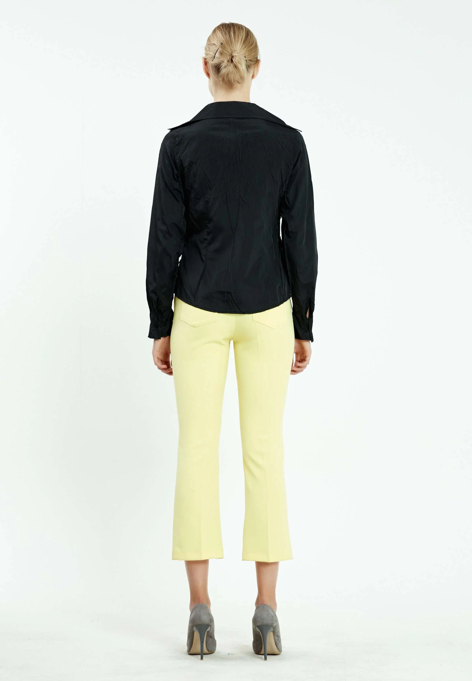 Long Sleeve Solid Color Regular Shirt ser5338 - Image 4