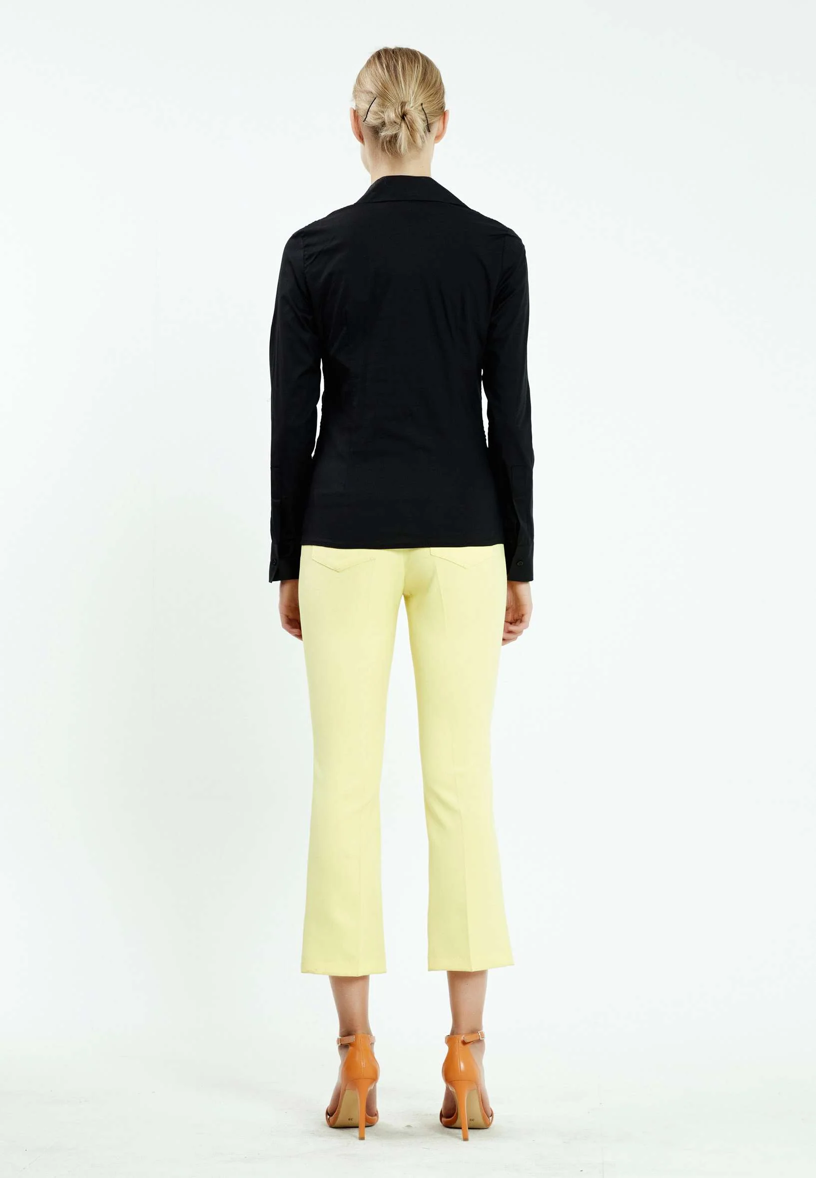 Long Sleeve Solid Color Regular Shirt ser7981 - Image 4