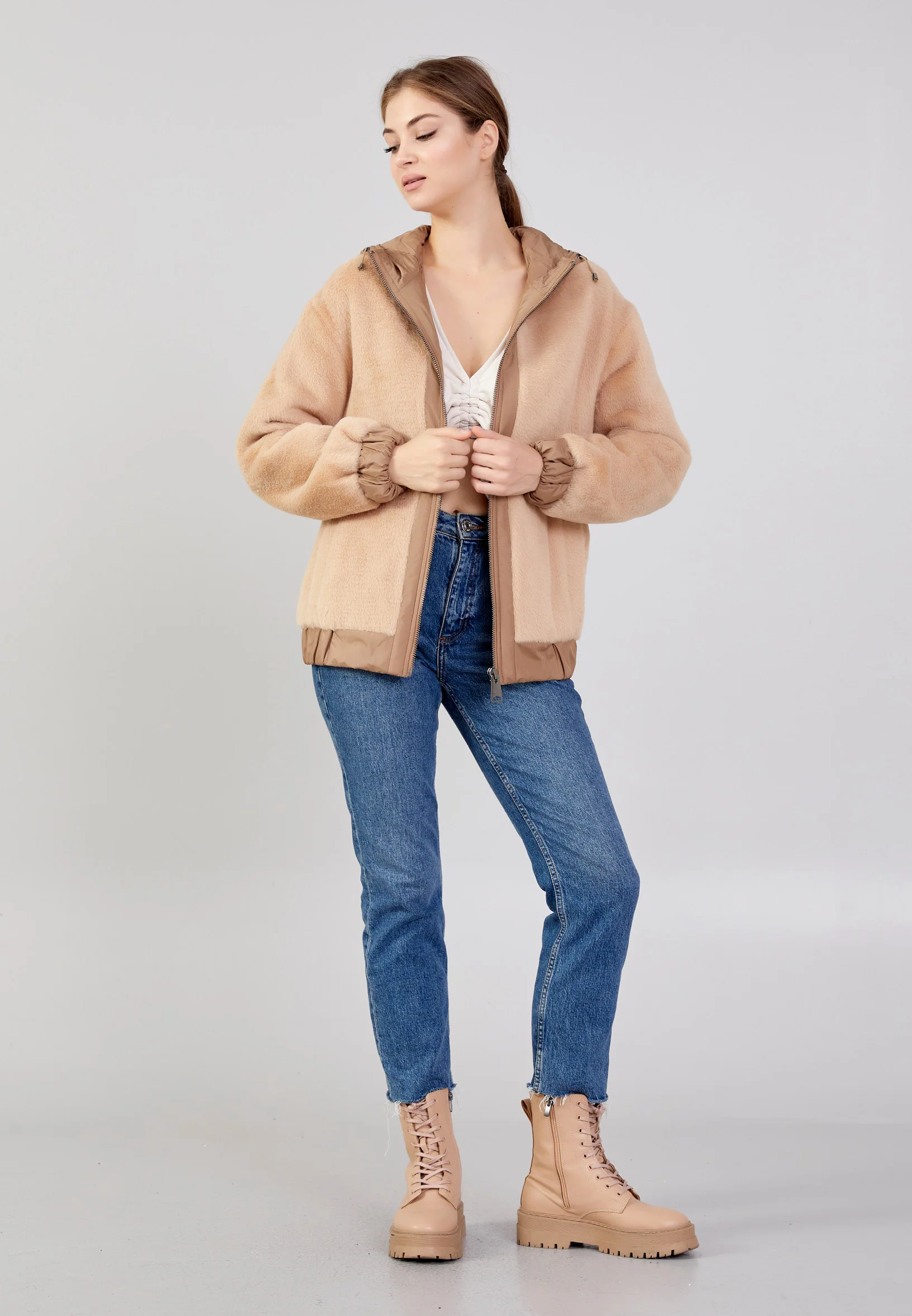 Long Sleeve Solid Color Regular Sweatshirt mml0434 - Image 10