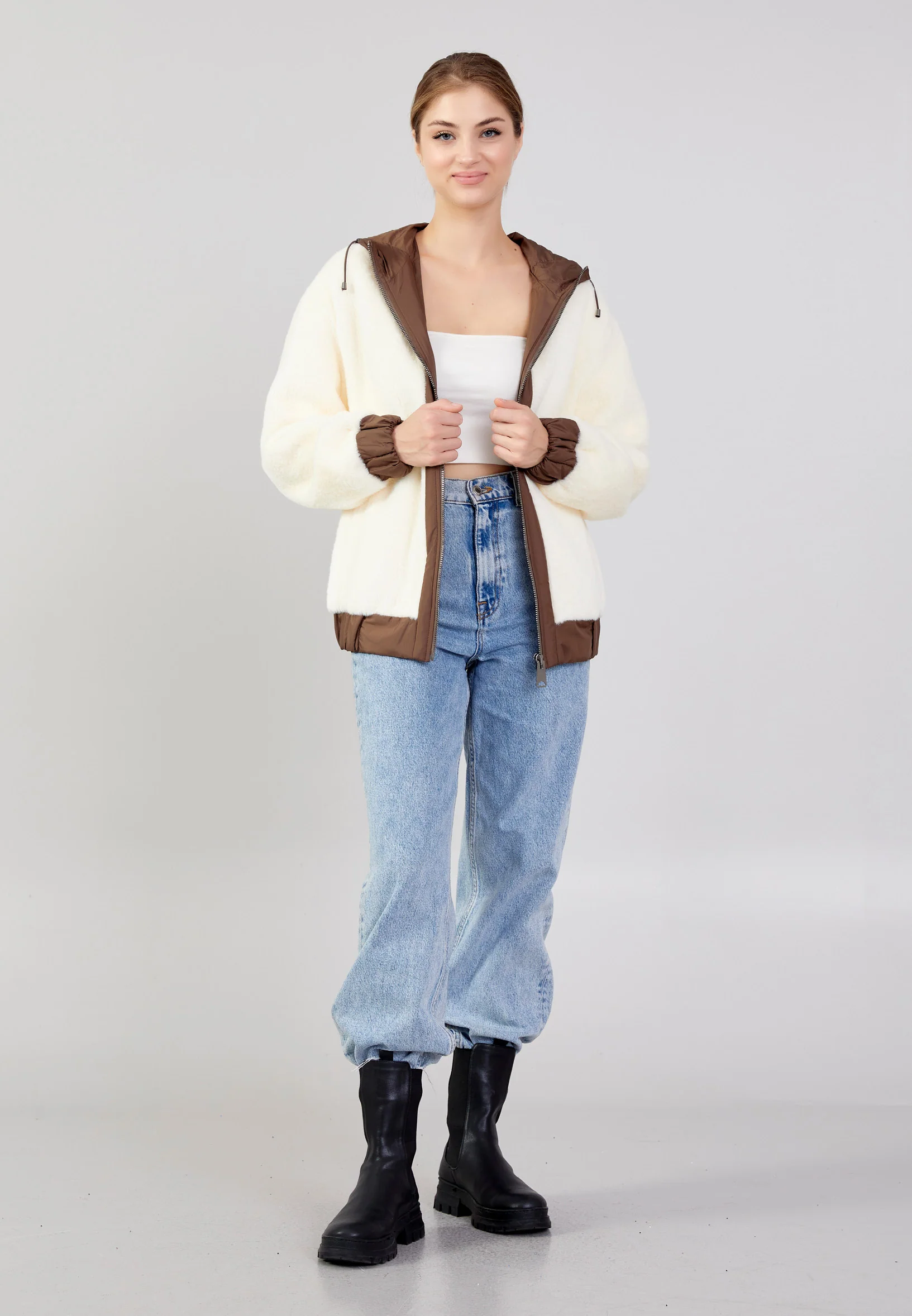 Long Sleeve Solid Color Regular Sweatshirt mml0434 - Image 18