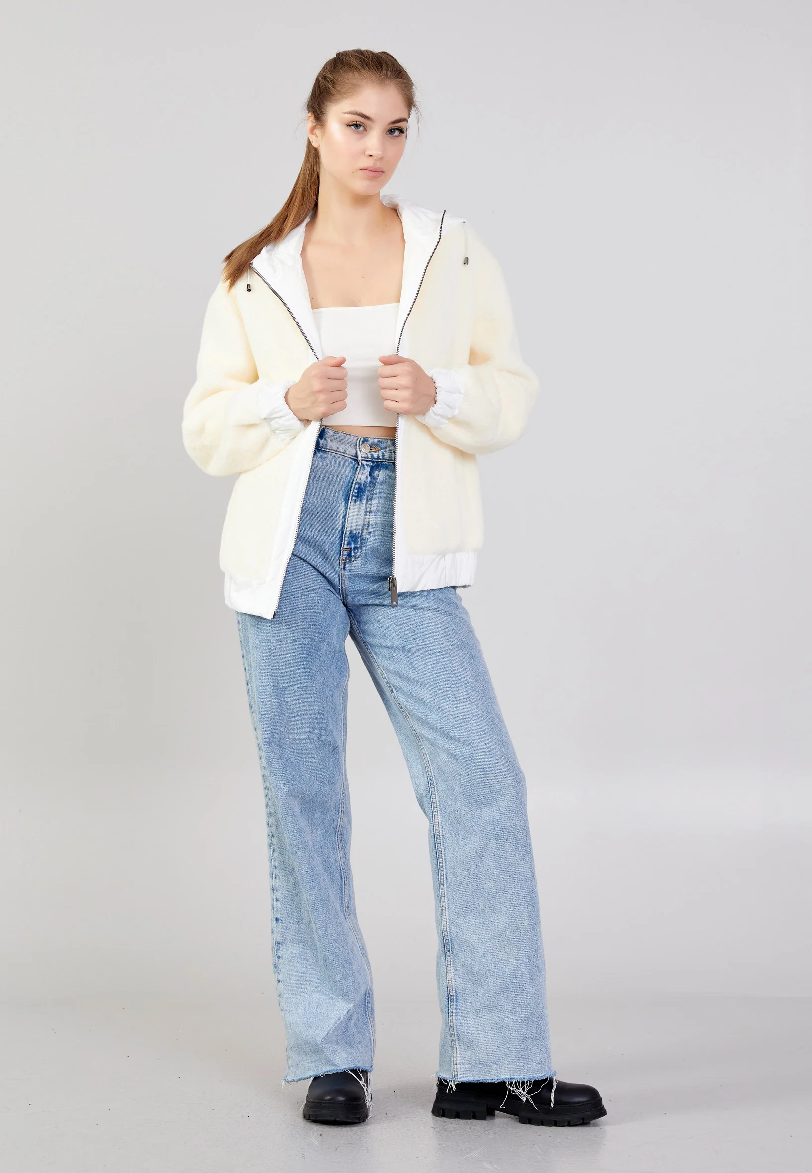 Long Sleeve Solid Color Regular Sweatshirt mml0434 - Image 22