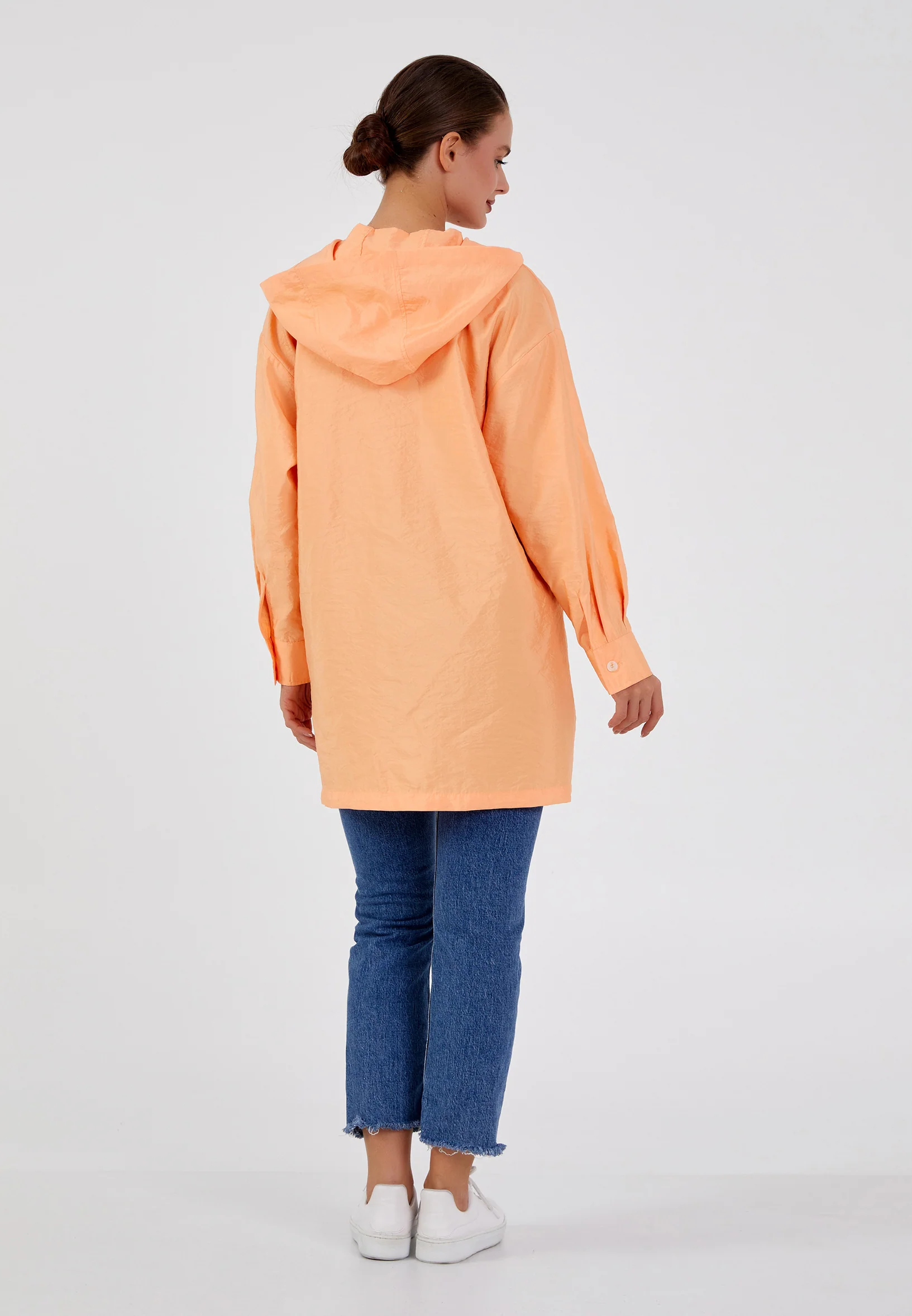 Long Sleeve Solid Color Regular Tunic ber23y6101 - Image 11