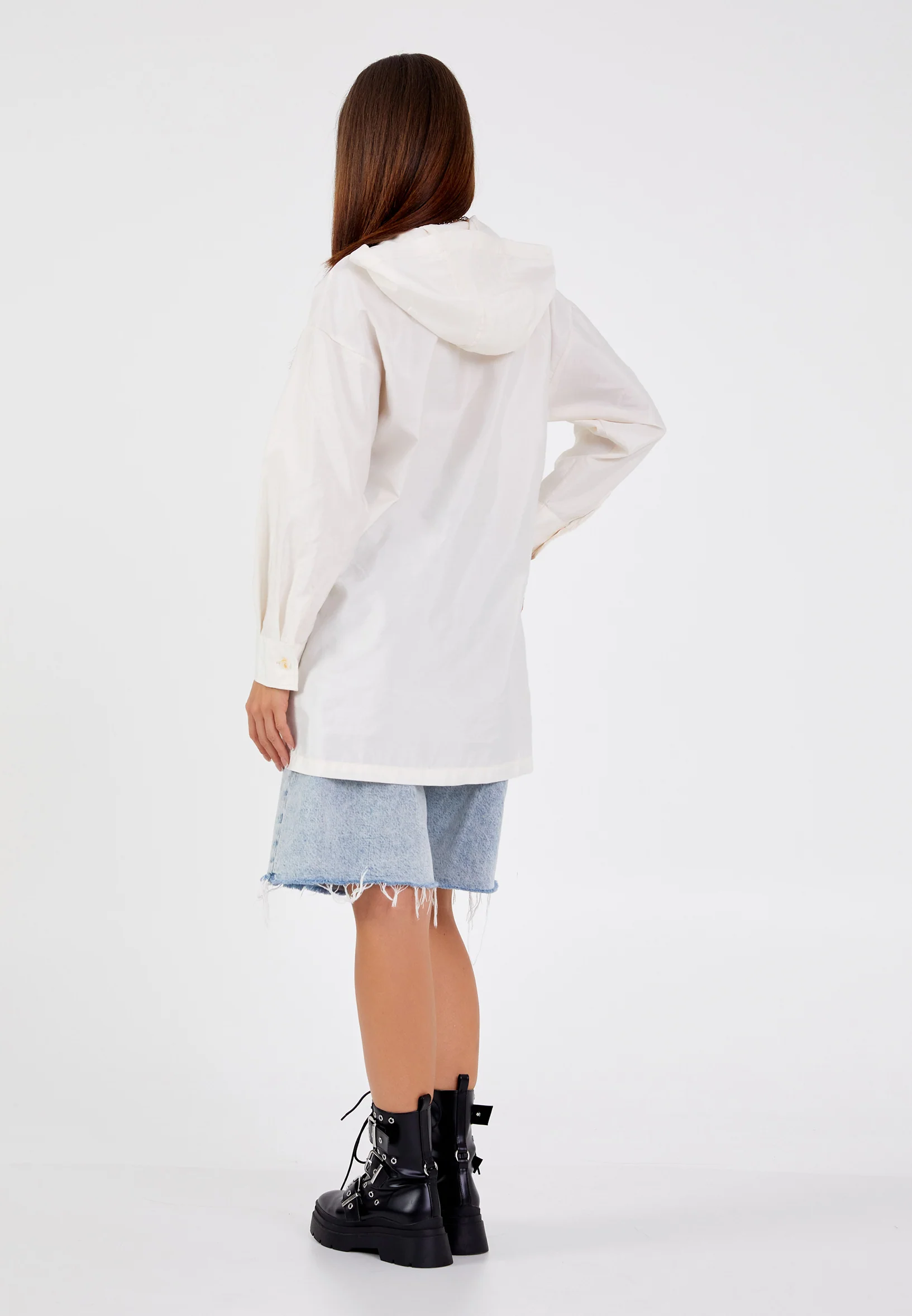 Long Sleeve Solid Color Regular Tunic ber23y6101 - Image 3