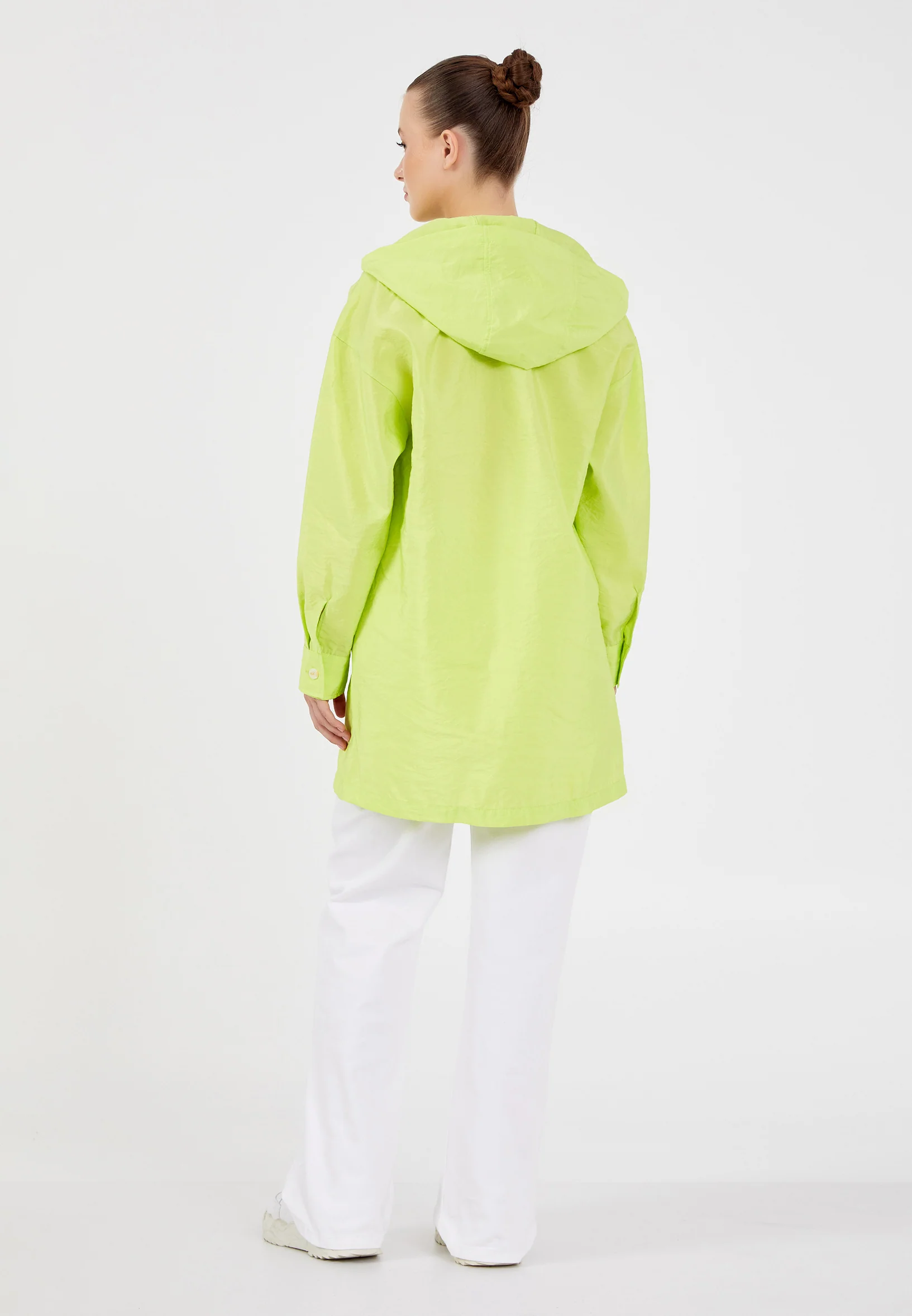 Long Sleeve Solid Color Regular Tunic ber23y6101 - Image 7