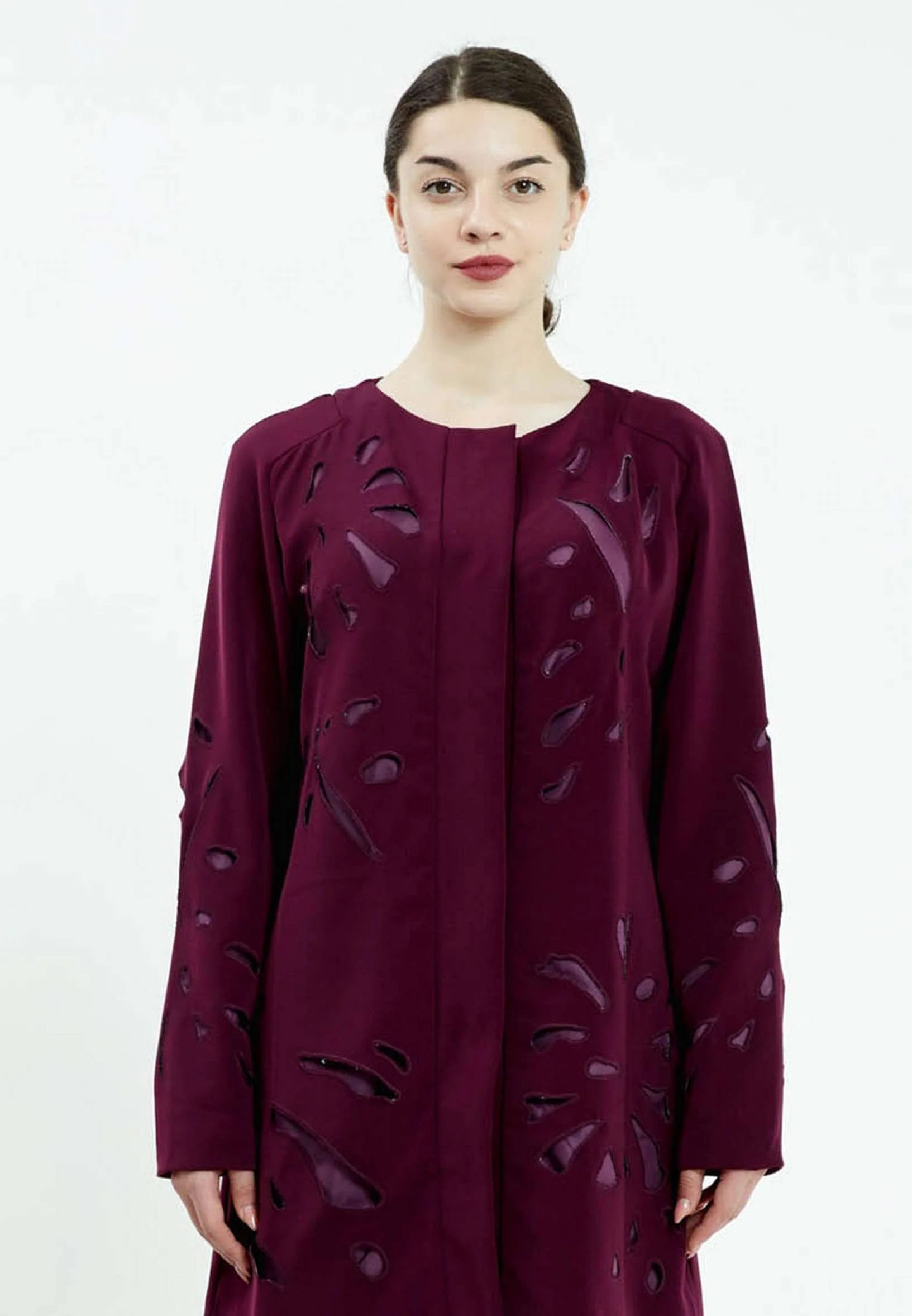 Long Sleeve Solid Color Regular Tunic ser21247 - Image 13