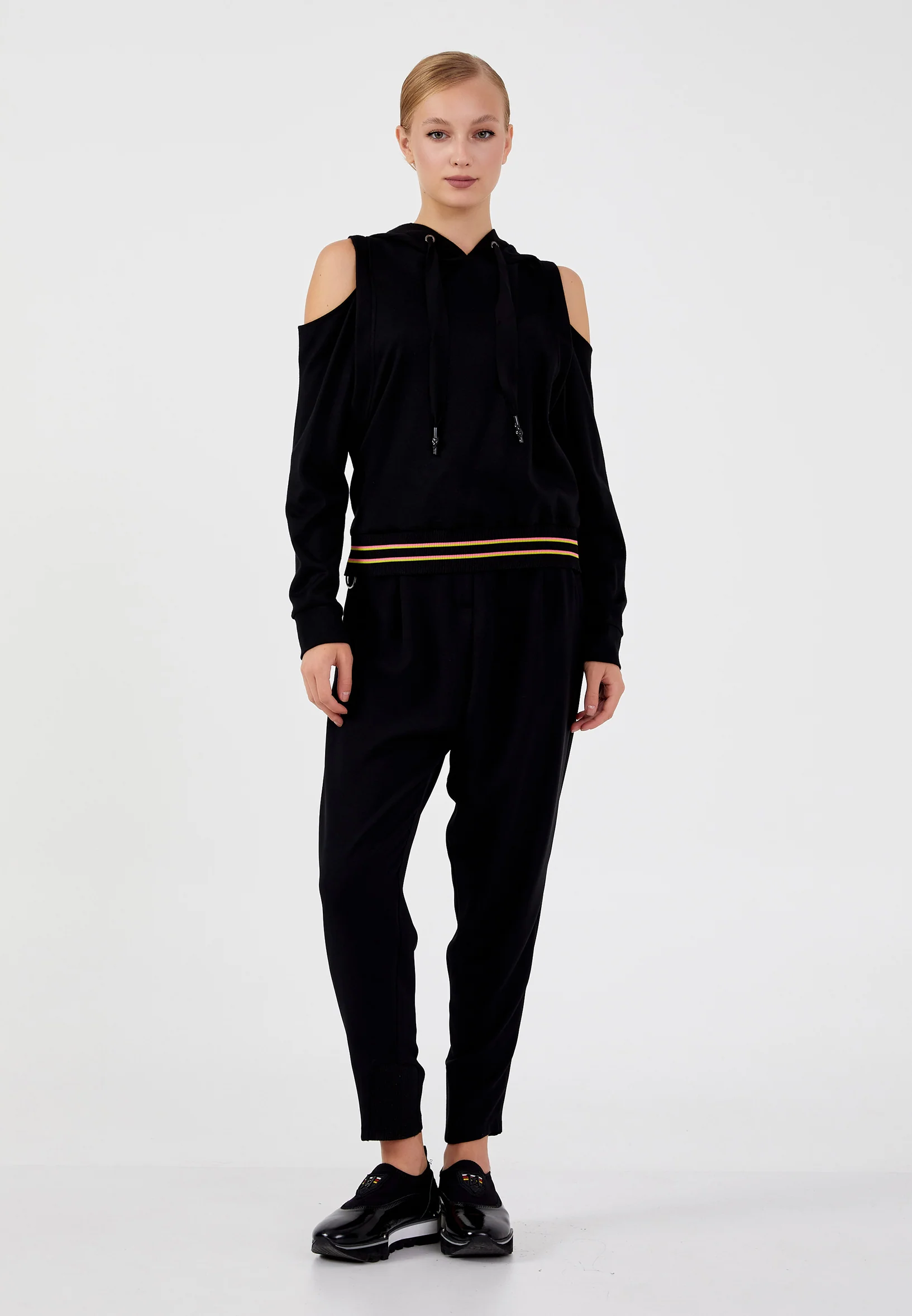 Long Sleeve Striped Regular Blouse shu23sk04078 - Image 2