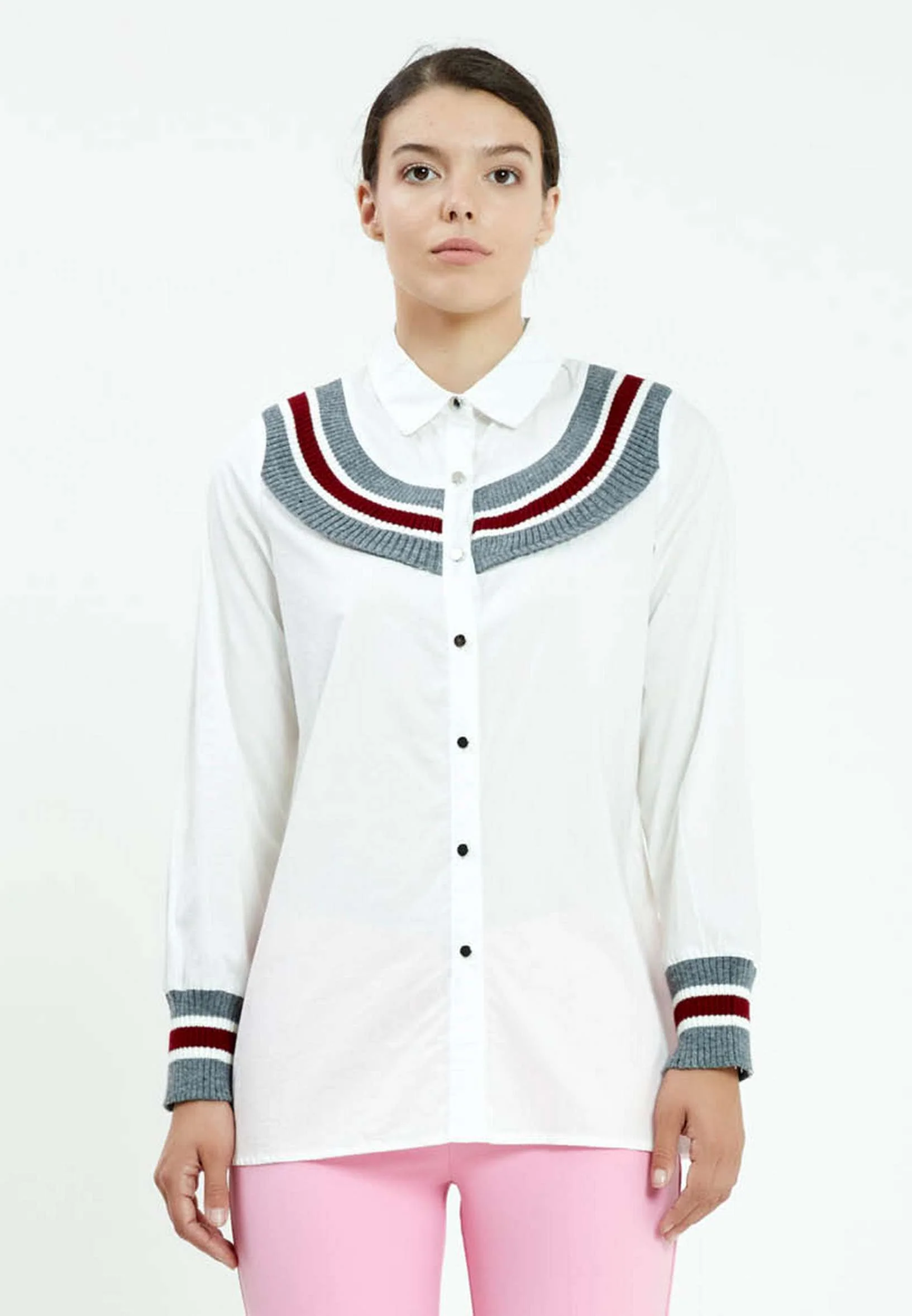 Long Sleeve Striped Regular Shirt ser27514 - Image 5