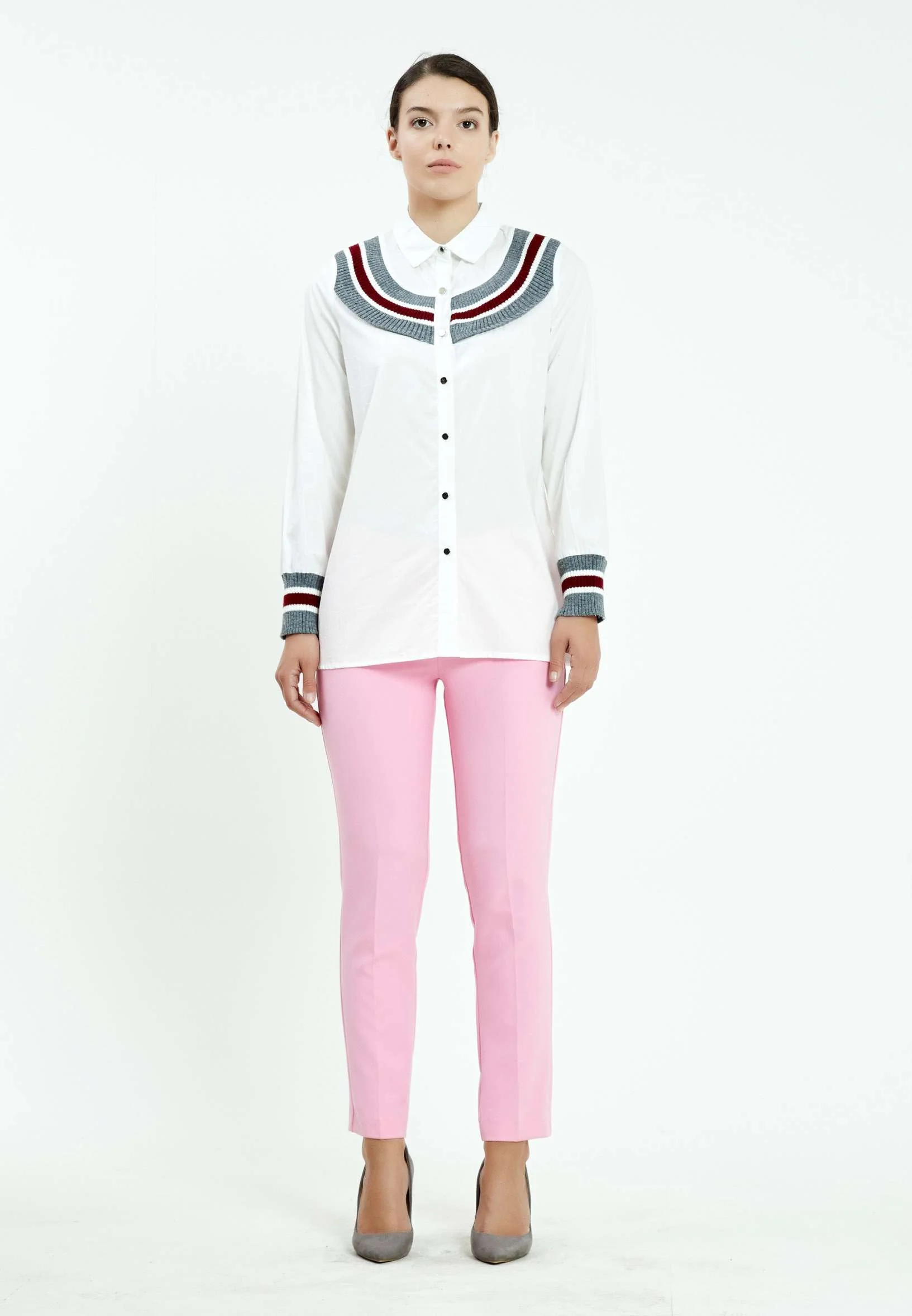 Long Sleeve Striped Regular Shirt ser27514 - Image 6