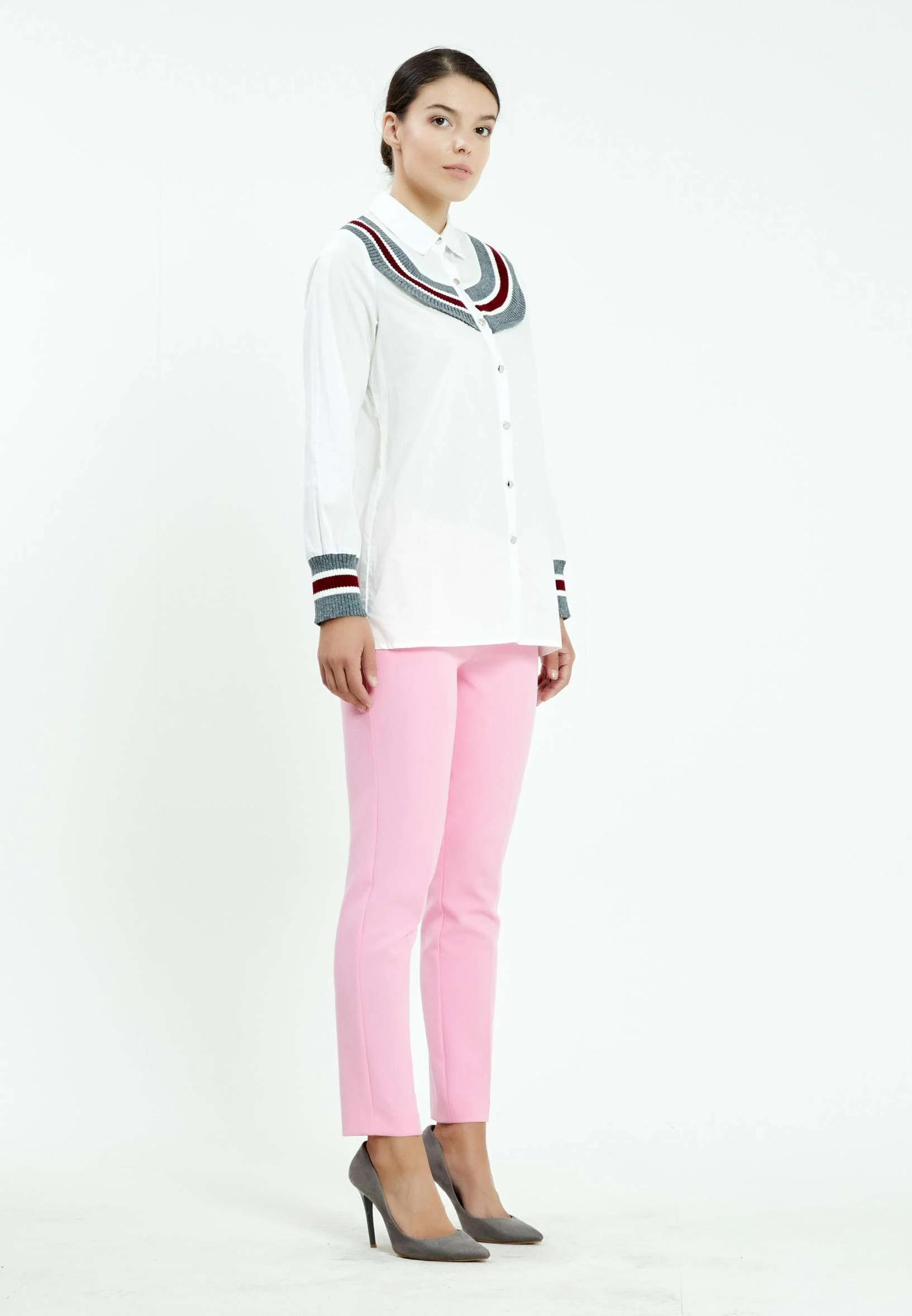 Long Sleeve Striped Regular Shirt ser27514 - Image 7