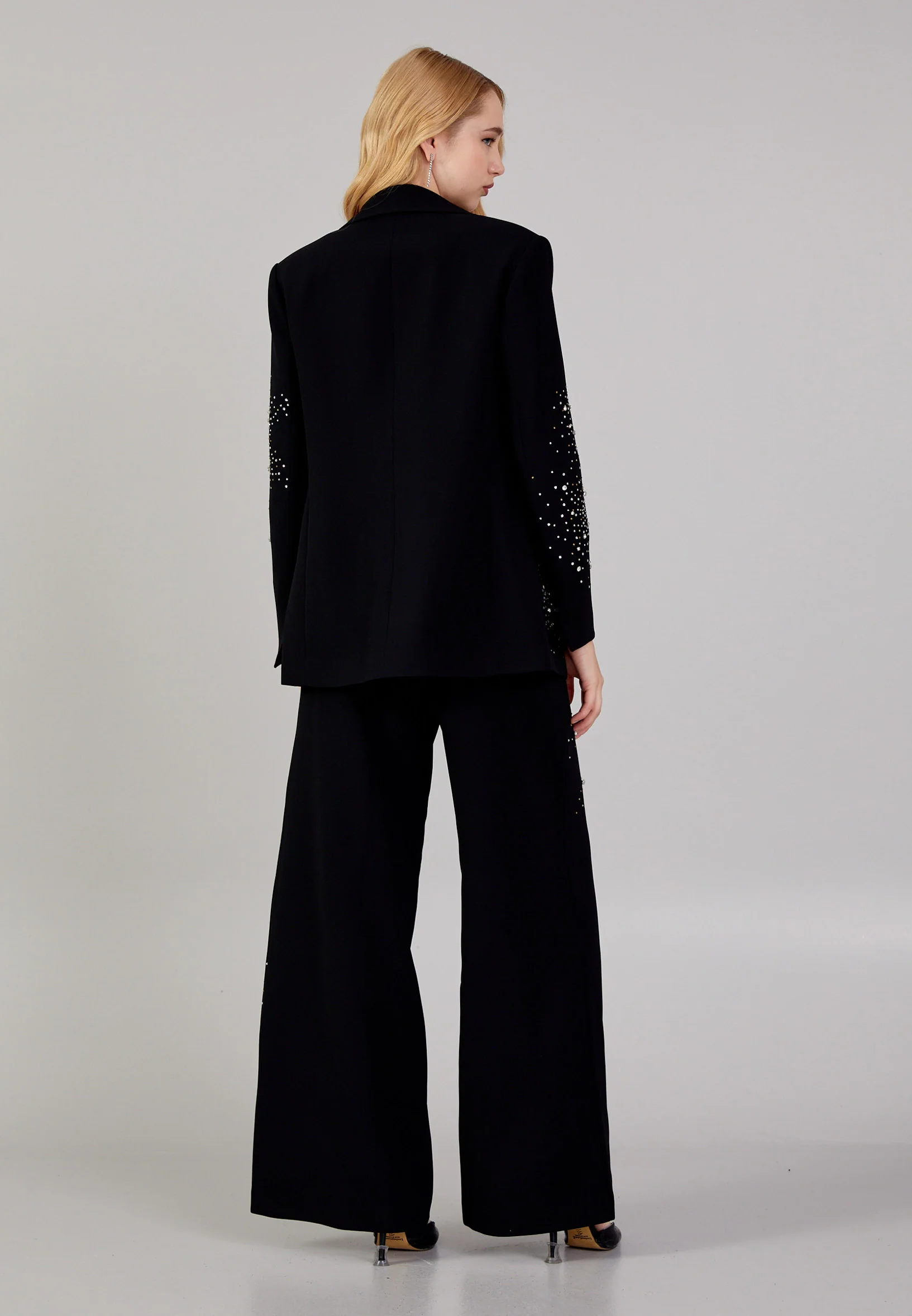 Long Sleeve Viscose Regular Three-Piece Outfit jnm23-458 - Image 3