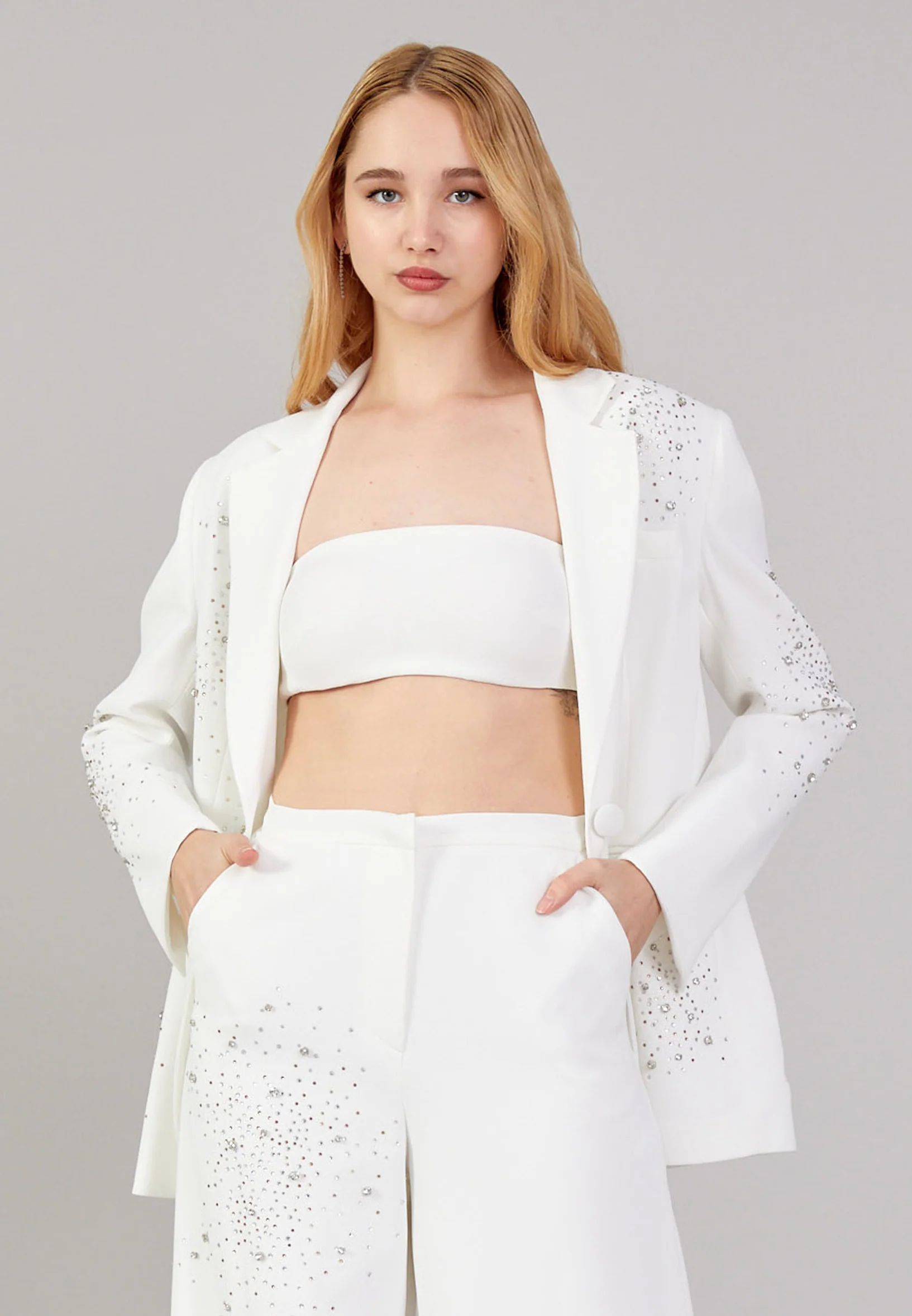 Long Sleeve Viscose Regular Three-Piece Outfit jnm23-458 - Image 5