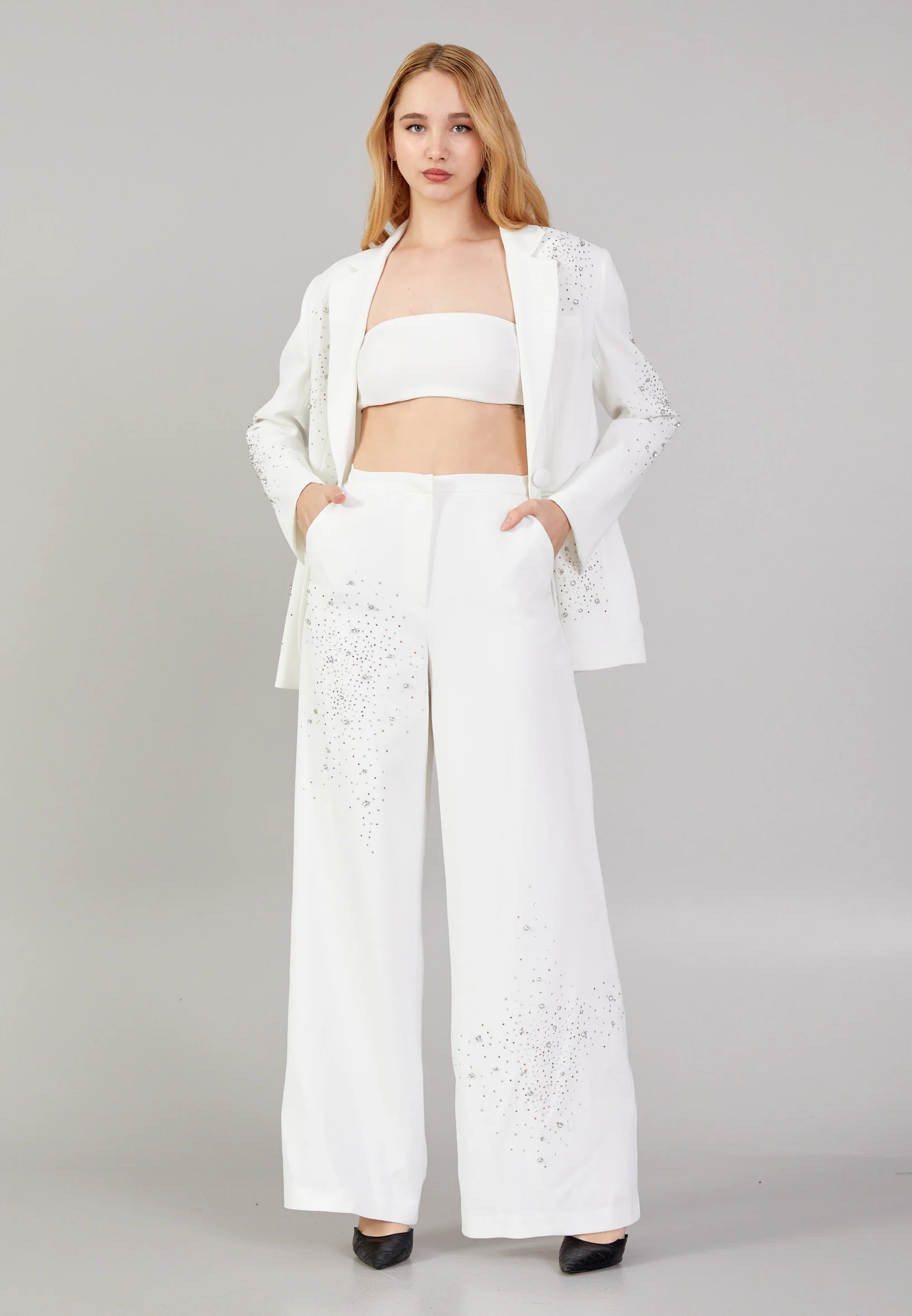 Long Sleeve Viscose Regular Three-Piece Outfit jnm23-458 - Image 6