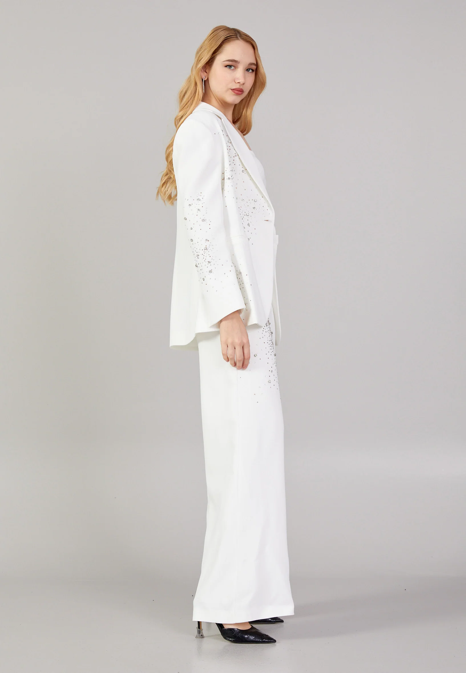 Long Sleeve Viscose Regular Three-Piece Outfit jnm23-458 - Image 8