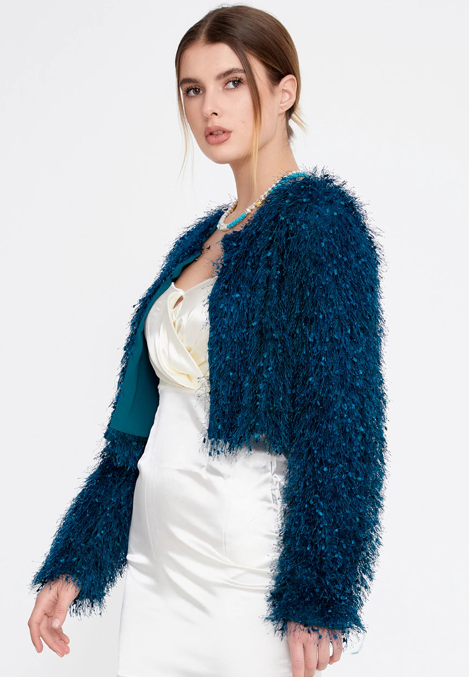 Long Sleeve Wool Regular Cardigan divzeg2484 - Image 12