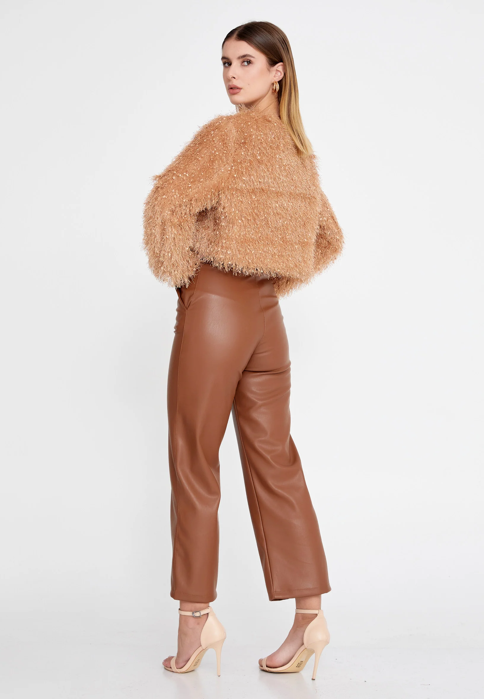 Long Sleeve Wool Regular Cardigan divzeg2484 - Image 2