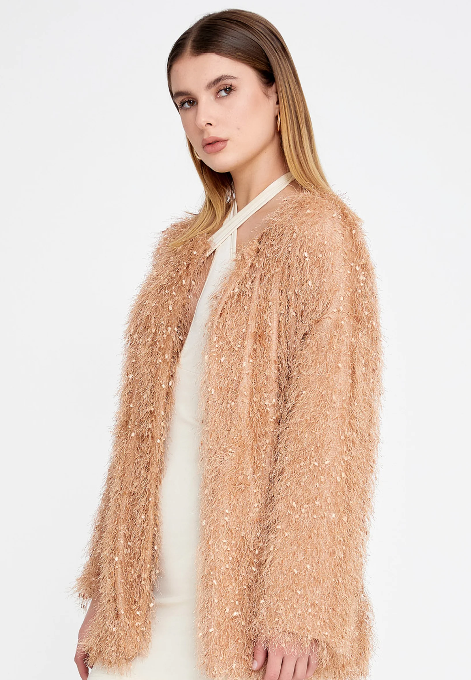 Long Sleeve Wool Regular Cardigan divzeg2585 - Image 12