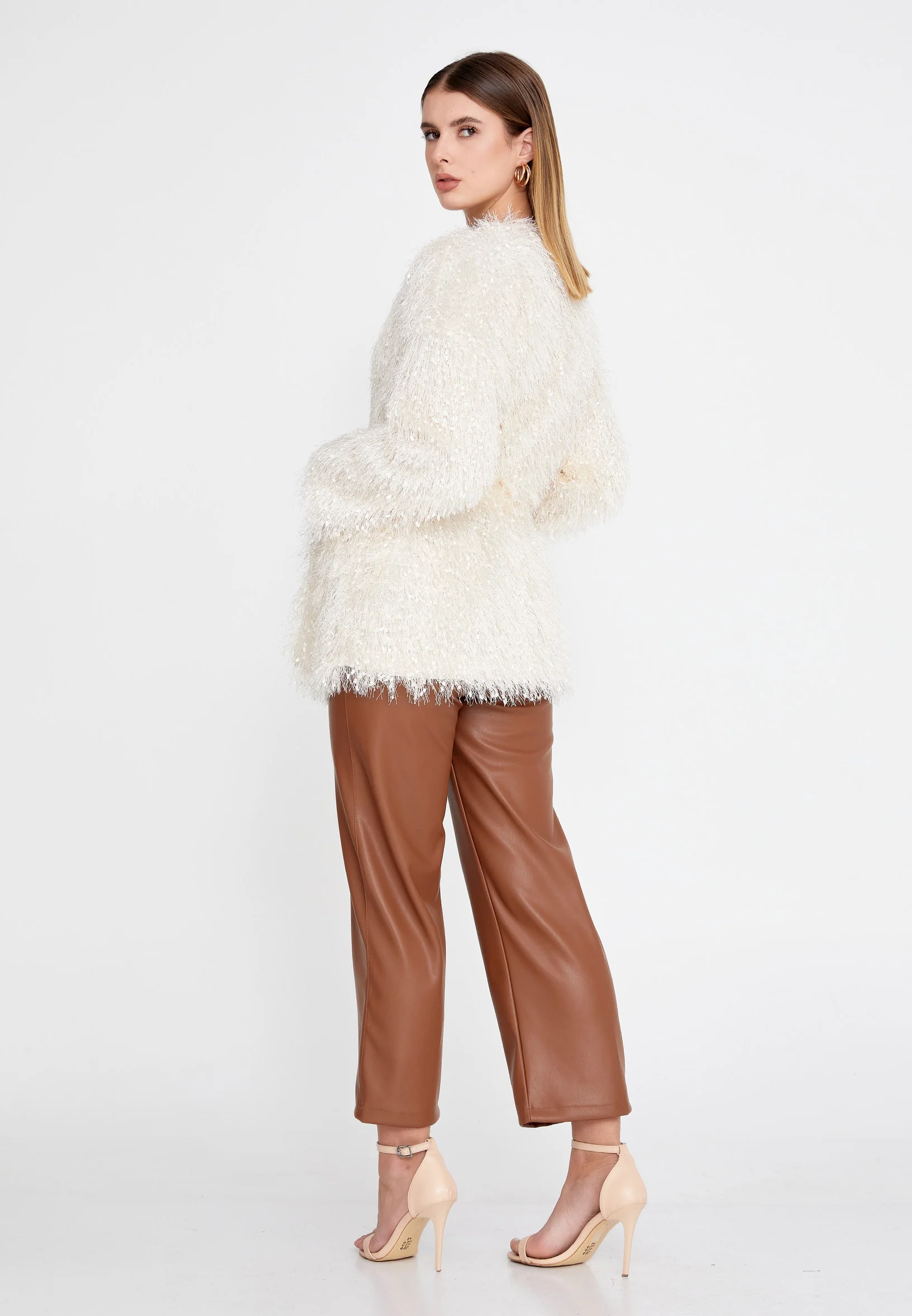 Long Sleeve Wool Regular Cardigan divzeg2585 - Image 14