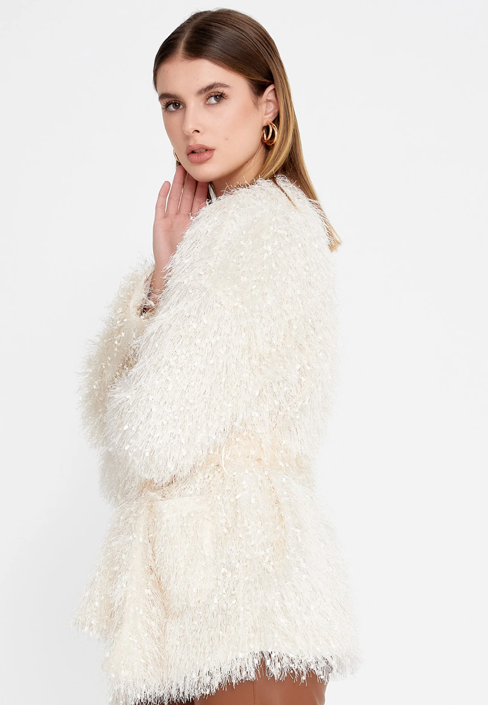 Long Sleeve Wool Regular Cardigan divzeg2585 - Image 16