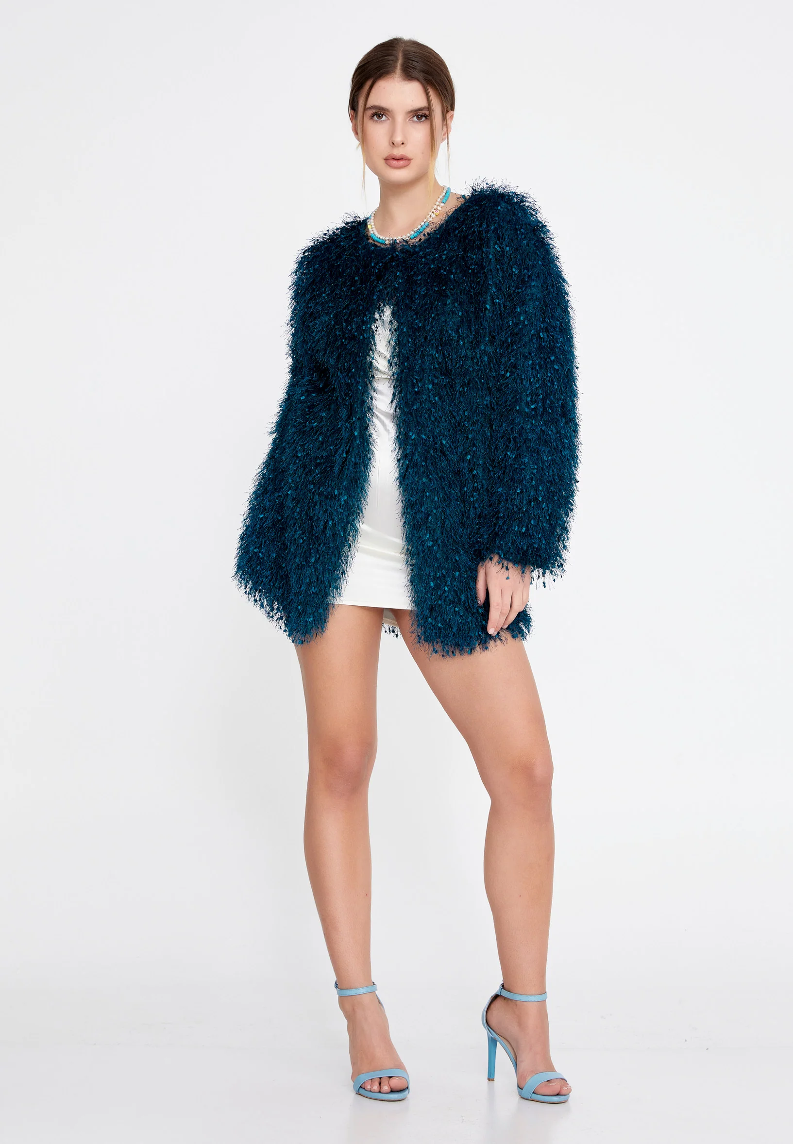 Long Sleeve Wool Regular Cardigan divzeg2586 - Image 5