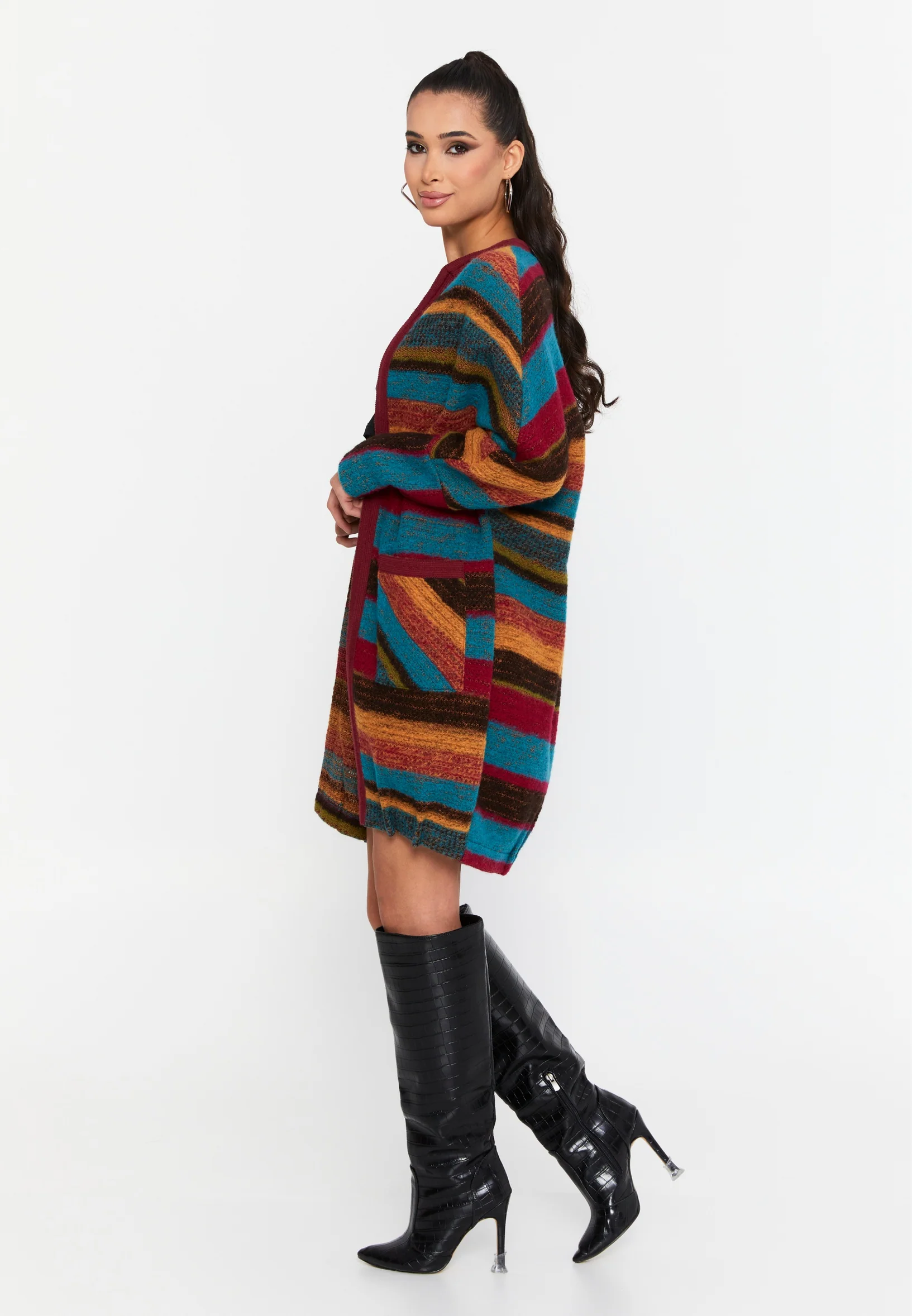 Long Sleeve Wool Regular Cardigan esl-dante - Image 8