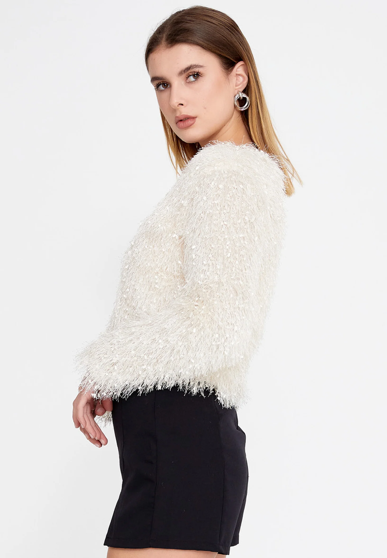 Long Sleeve Wool Solid Color Regular Sweater divdv412 - Image 13