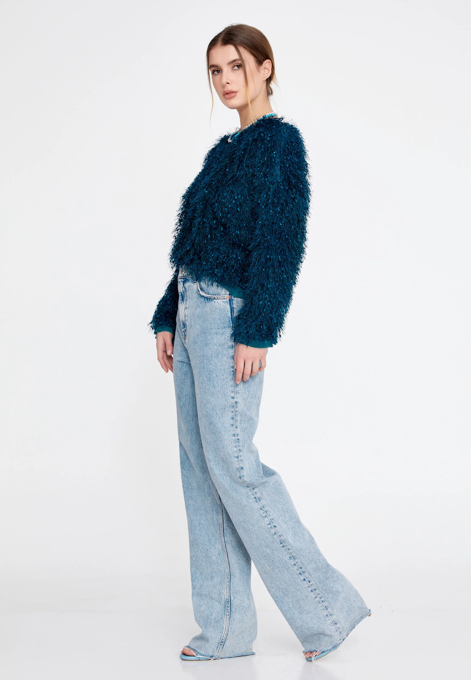 Long Sleeve Wool Solid Color Regular Sweater divzec2628 - Image 11