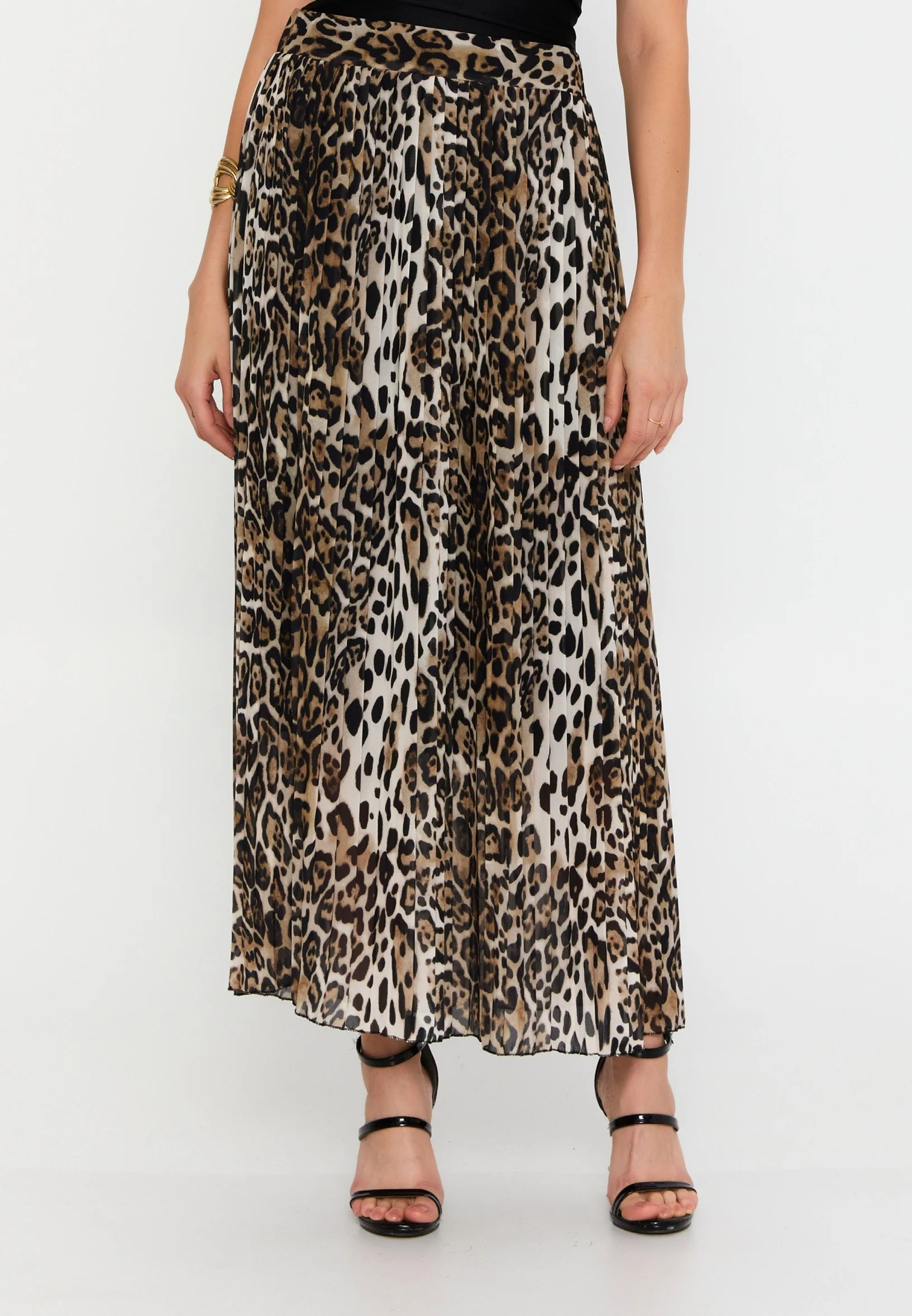 Maxi Animal Print Regular Skirt esldw58leopa - Image 4