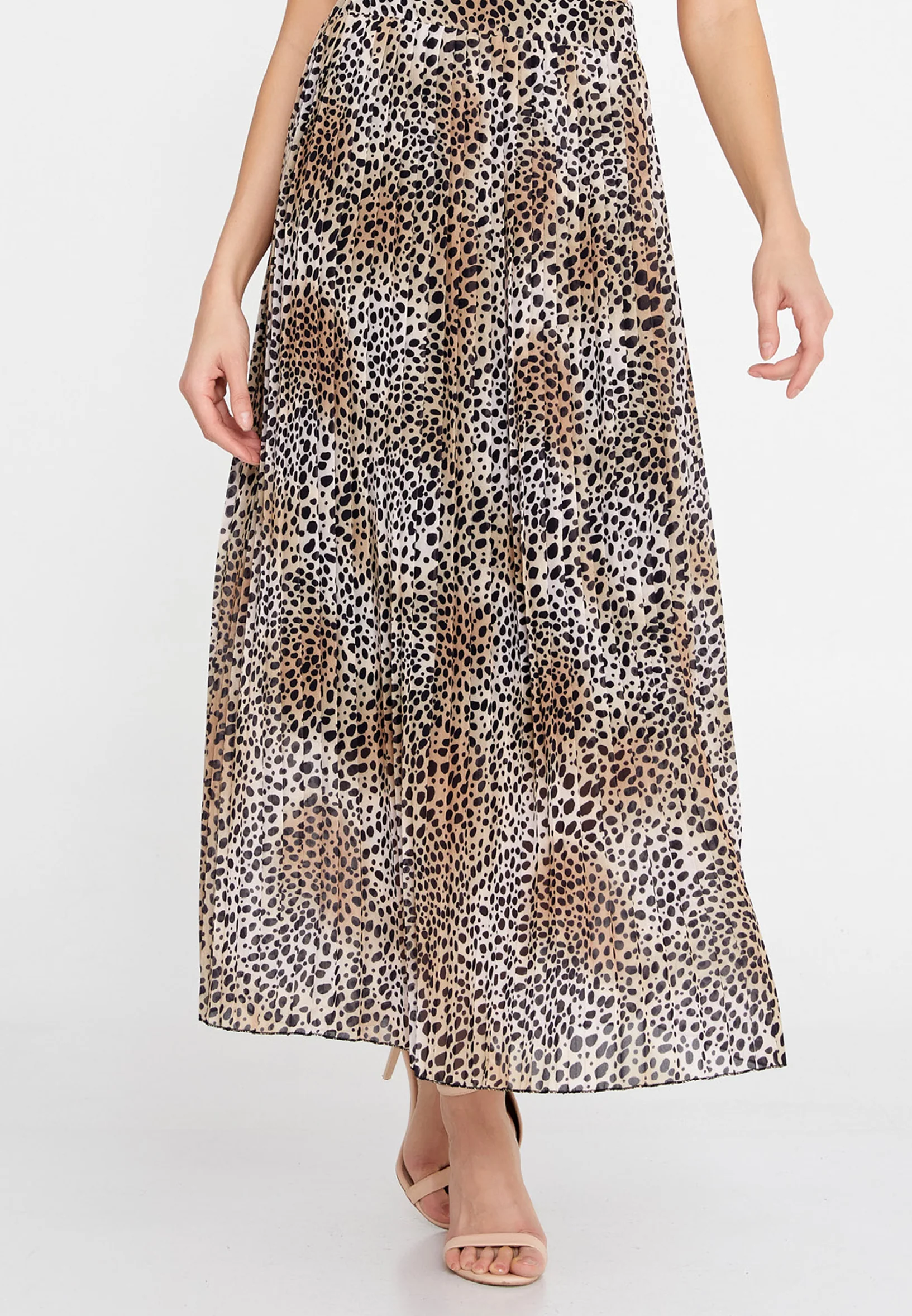 Maxi Animal Print Regular Skirt esldw58macul