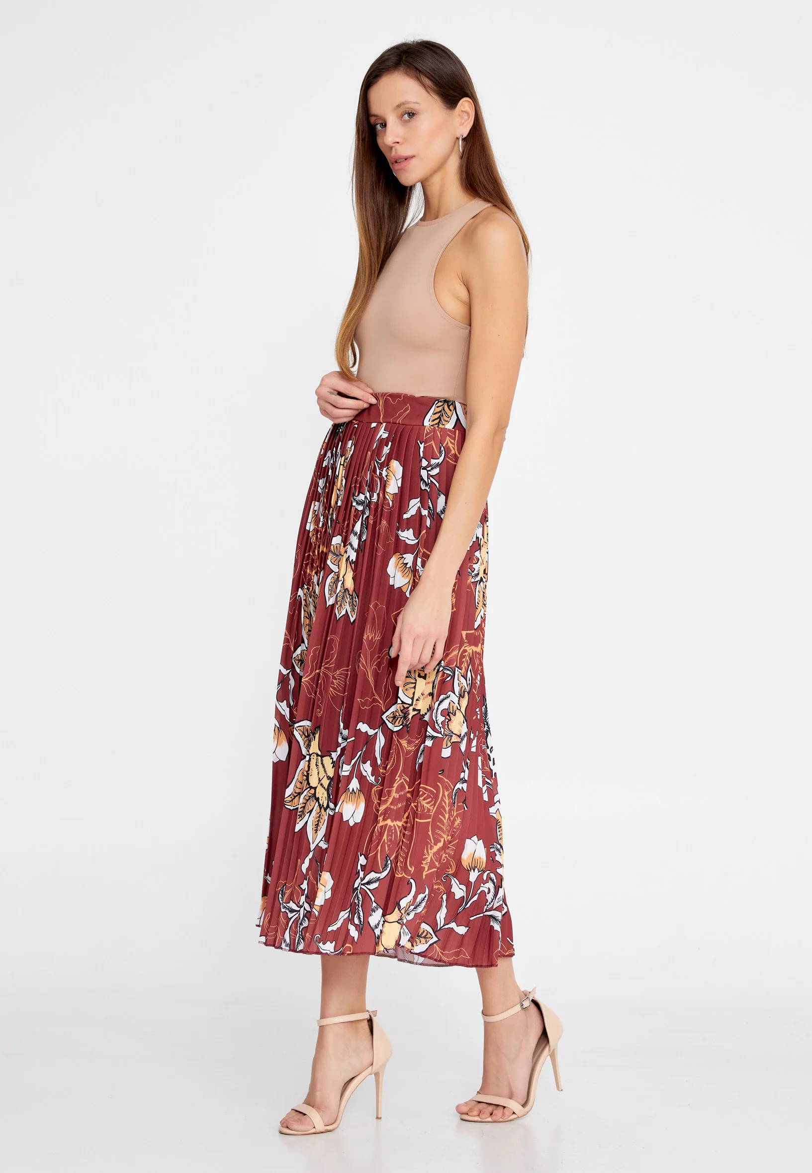 Maxi Floral Regular Skirt esldw58fiore - Image 12