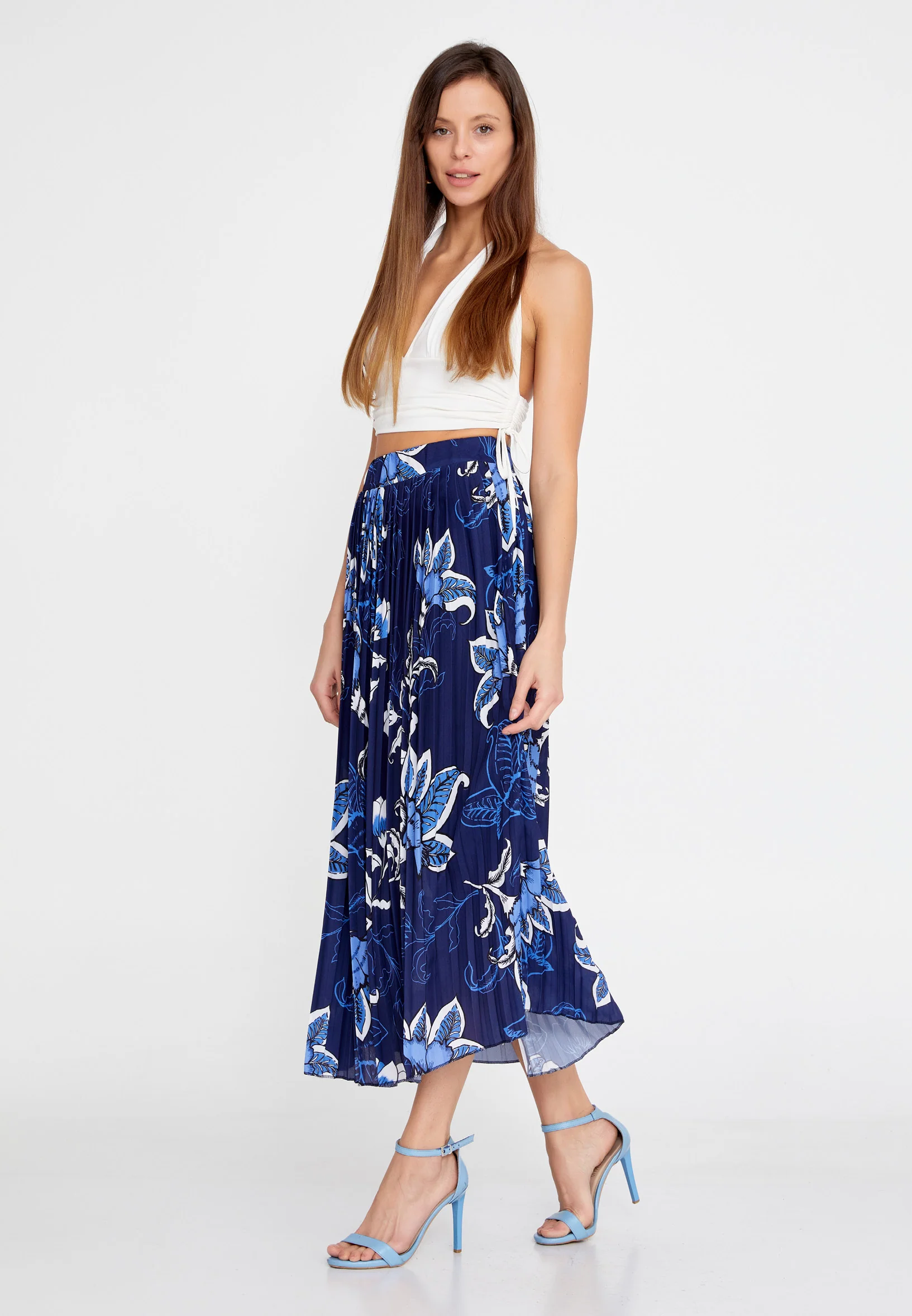 Maxi Floral Regular Skirt esldw58fiore - Image 20