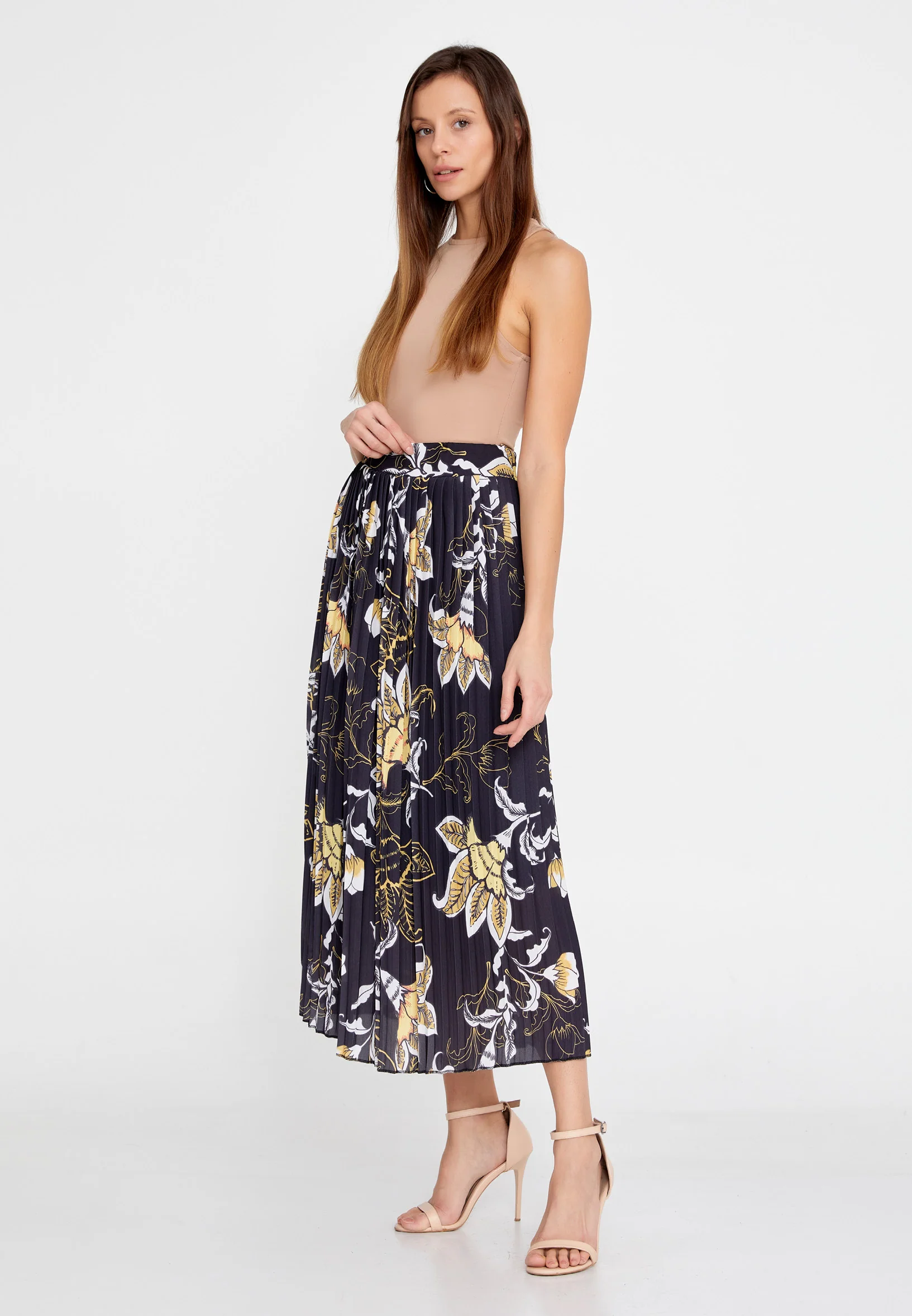 Maxi Floral Regular Skirt esldw58fiore - Image 4