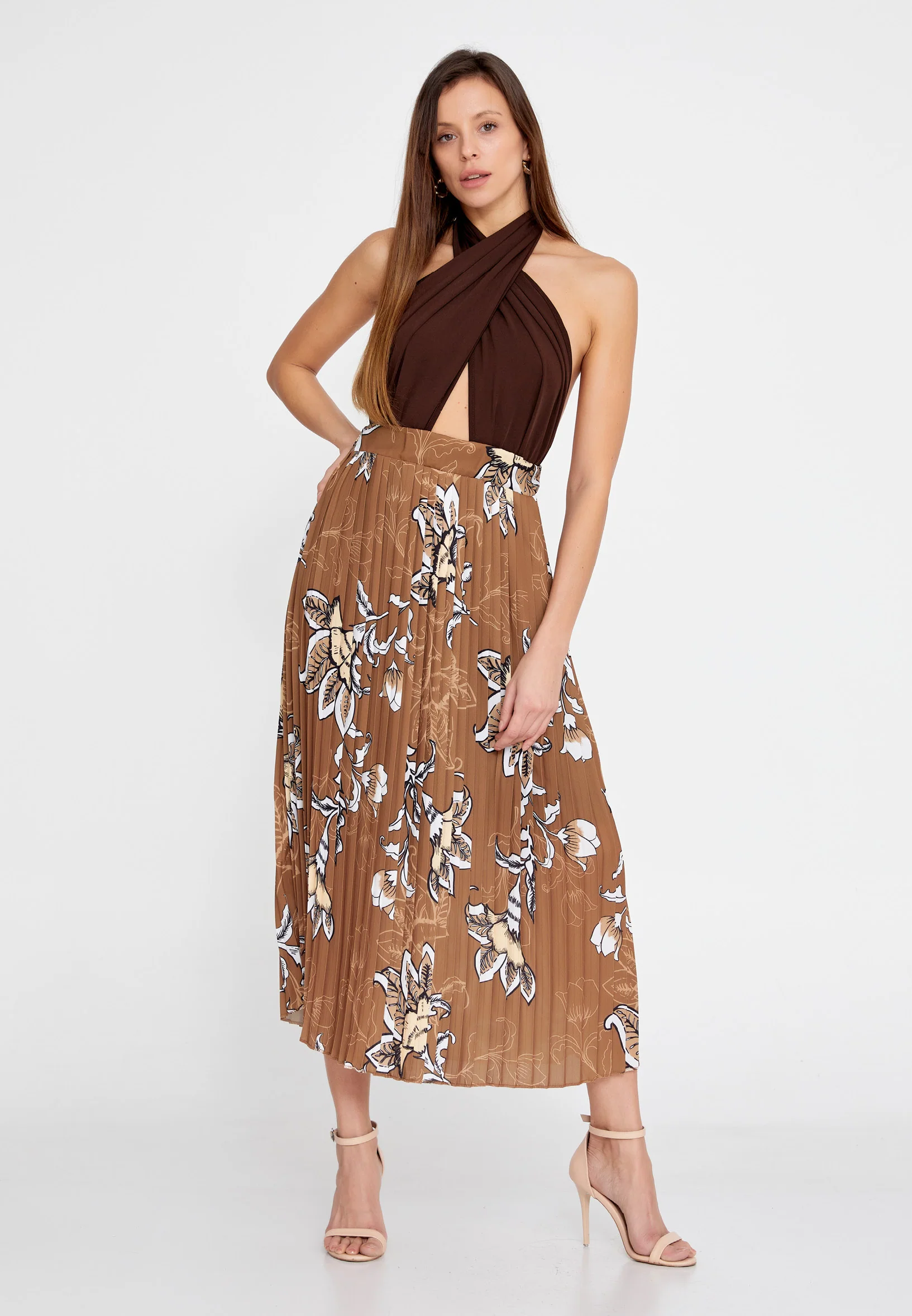 Maxi Floral Regular Skirt esldw58fiore - Image 6