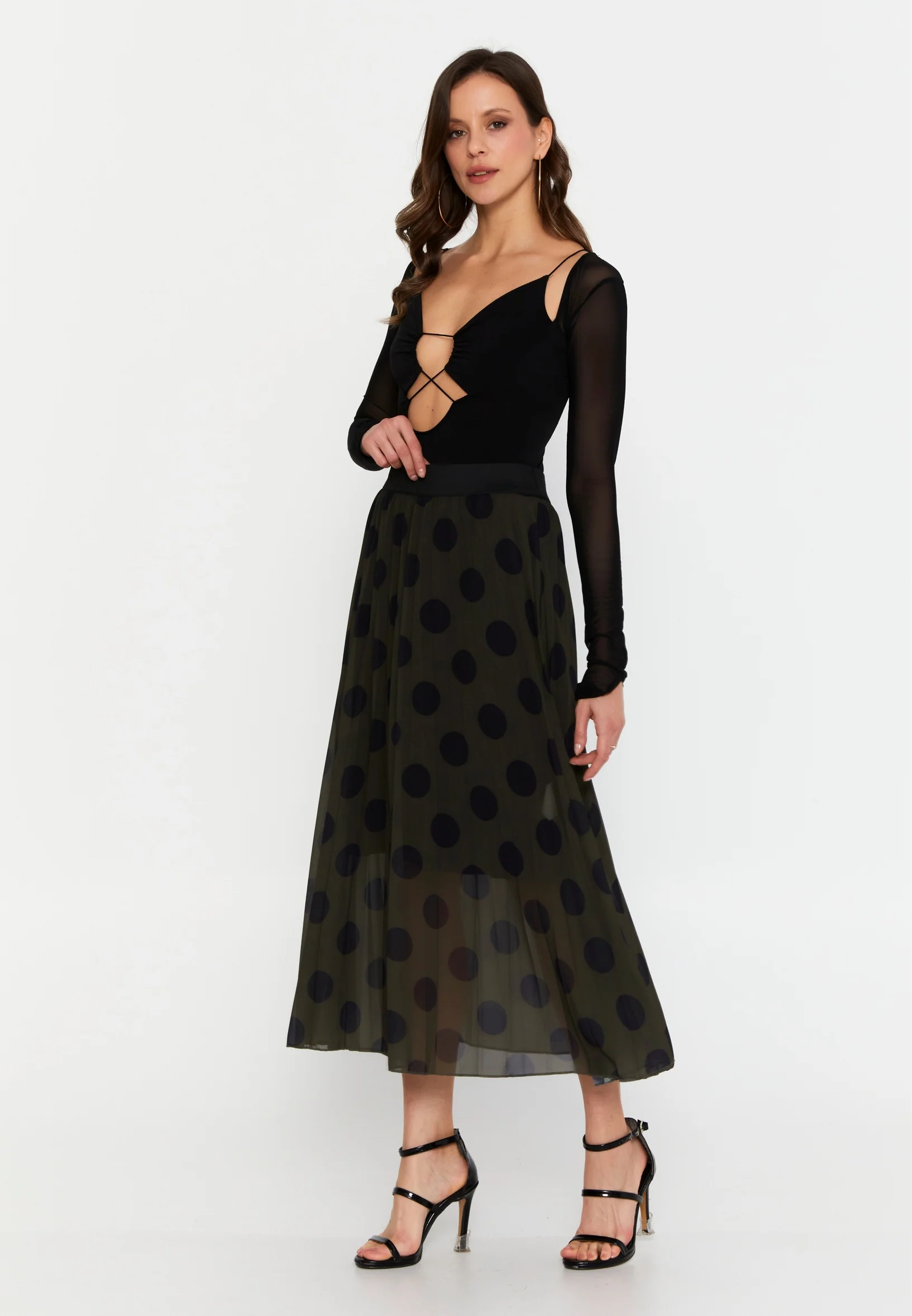 Maxi Geometric Regular Skirt esldw66 - Image 15