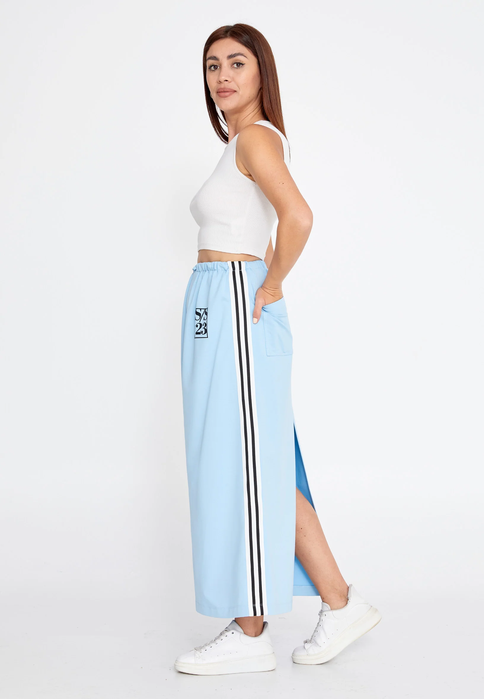 Maxi Printed Regular Skirt ber23y3128 - Image 8